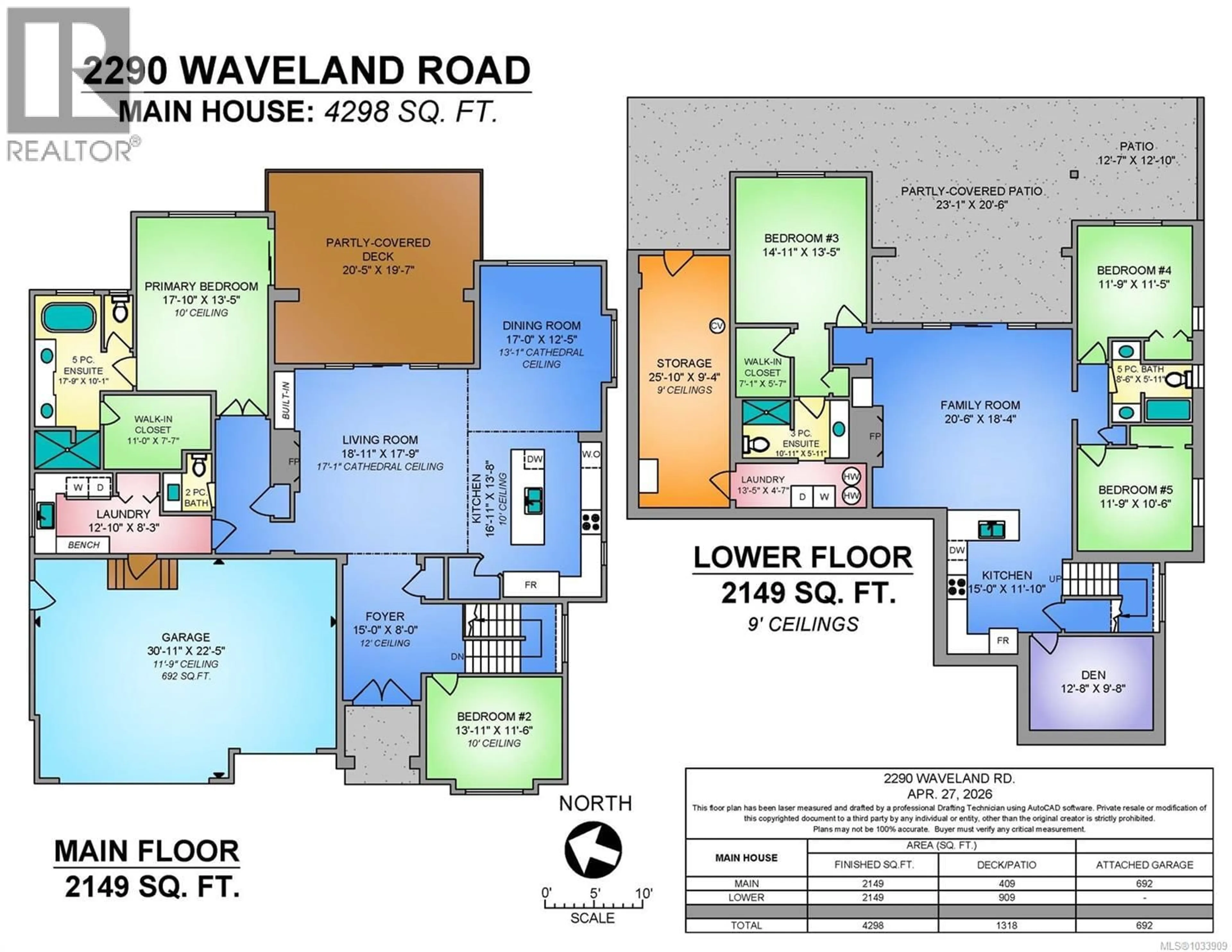 Floor plan for 2294/2290 WAVELAND ROAD, Courtenay British Columbia V9J1X8