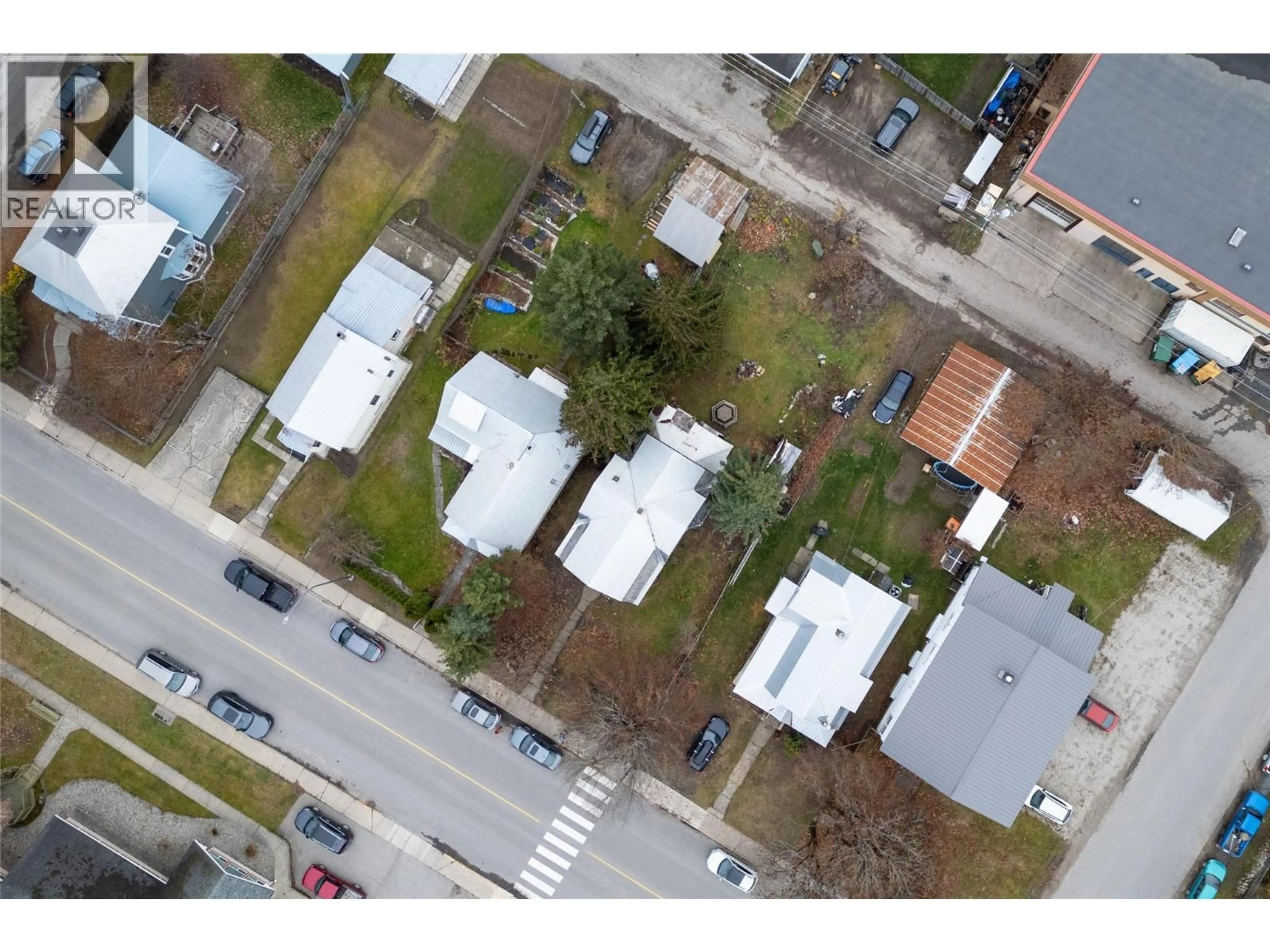 A pic from outside/outdoor area/front of a property/back of a property/a pic from drone, street for 710 FIRST STREET WEST, Revelstoke British Columbia V0E2S0