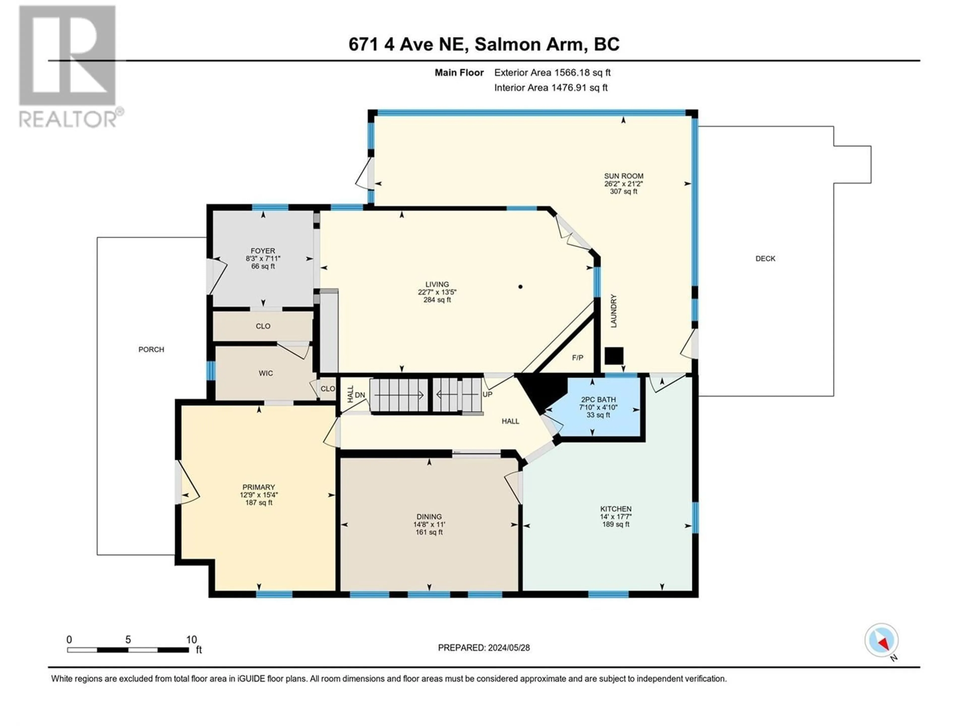 Floor plan for 671 2 AVENUE NORTHEAST, Salmon Arm British Columbia V1E1H2