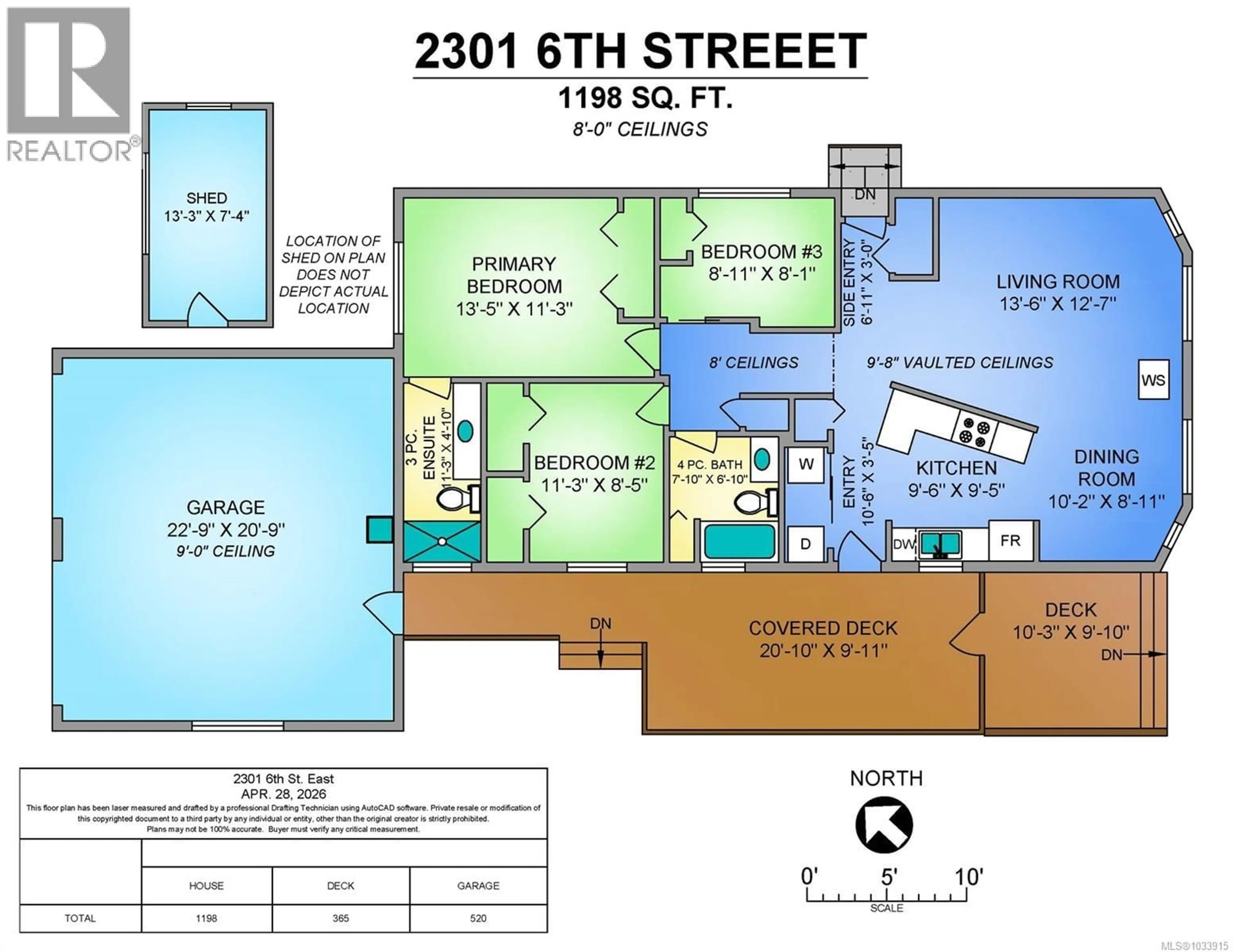 Floor plan for 2301 6TH STREET EAST, Courtenay British Columbia V9N7T8