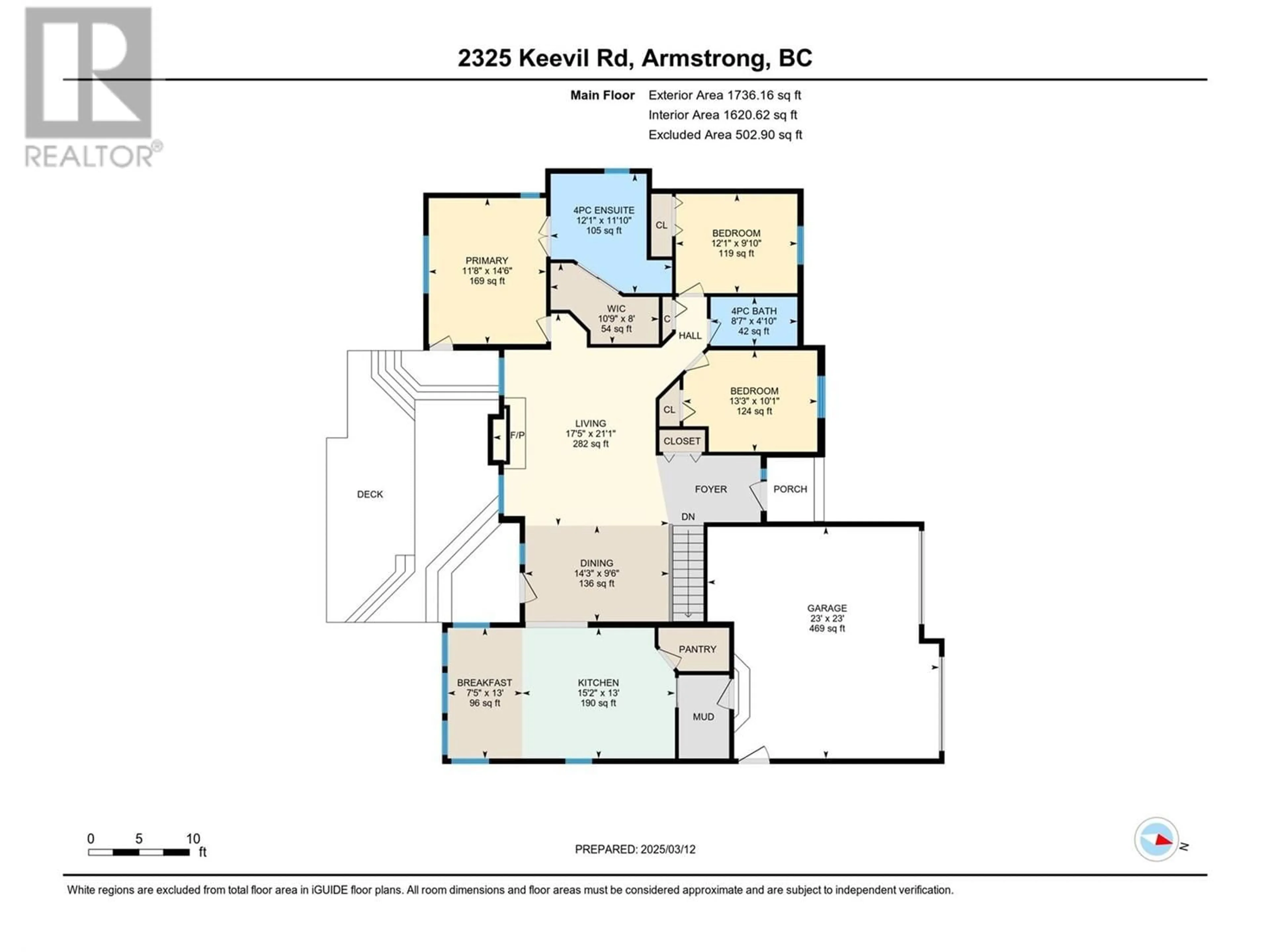 Floor plan for 2325 KEEVIL ROAD, Armstrong British Columbia V4Y0L4