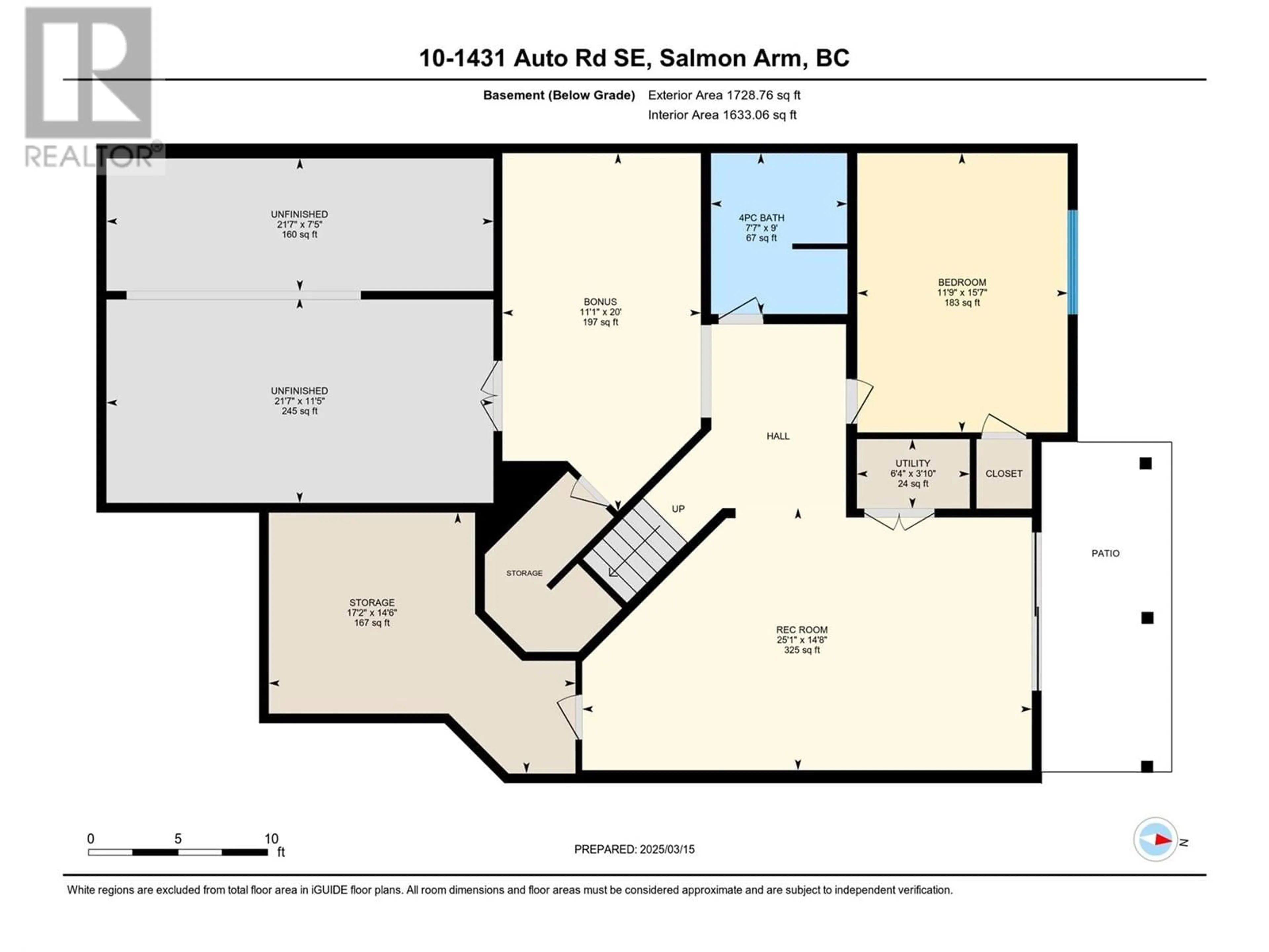 Floor plan for 10 - 1431 AUTO ROAD SOUTHEAST, Salmon Arm British Columbia V1E0C1