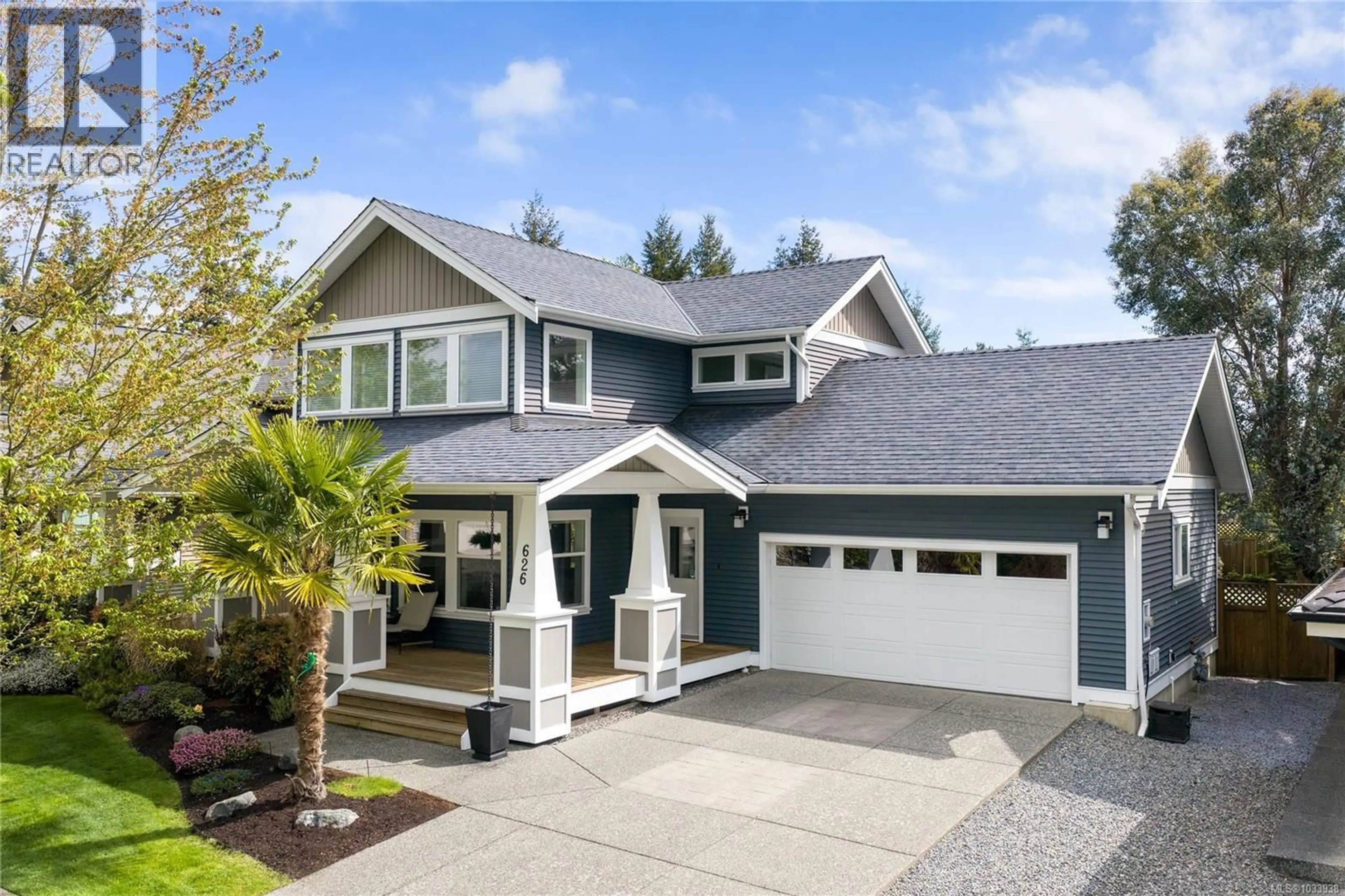Home with vinyl exterior material, street for 626 SARUM RISE WAY, Nanaimo British Columbia V9R7C5