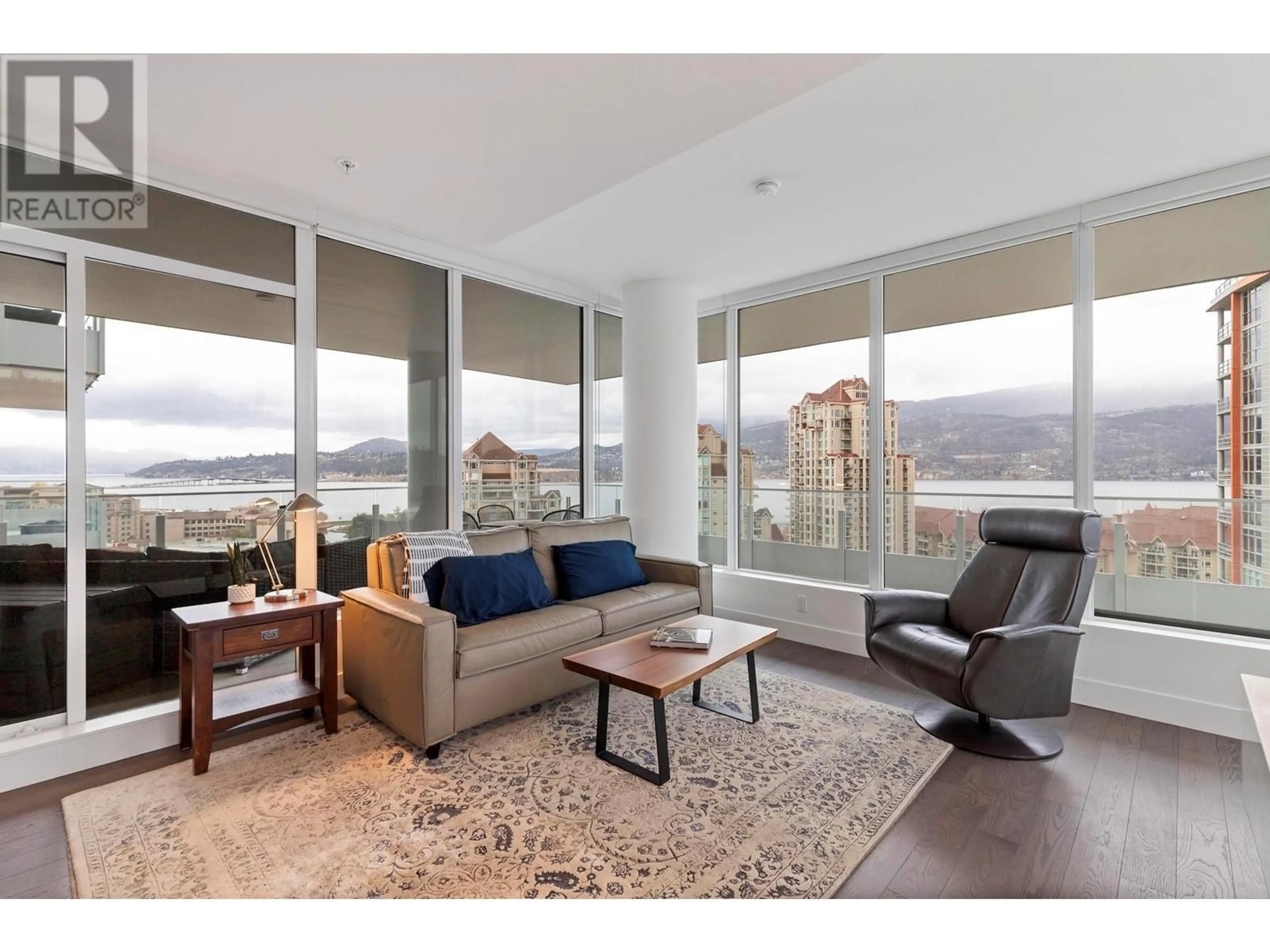Living room with furniture, unknown for 1306 - 1181 SUNSET DRIVE, Kelowna British Columbia V1Y0L4