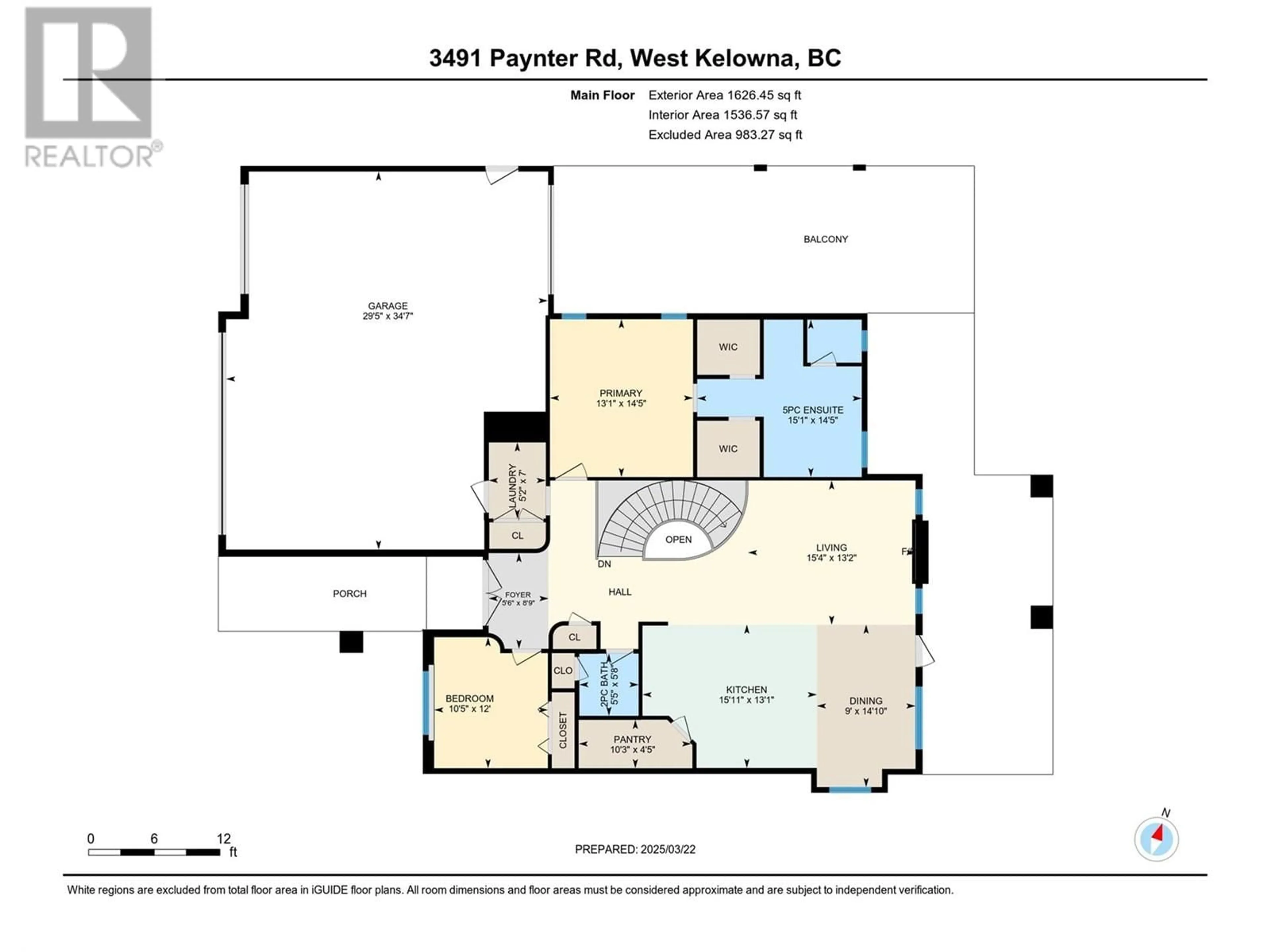 Floor plan for 3491 PAYNTER ROAD, West Kelowna British Columbia V4T1R2