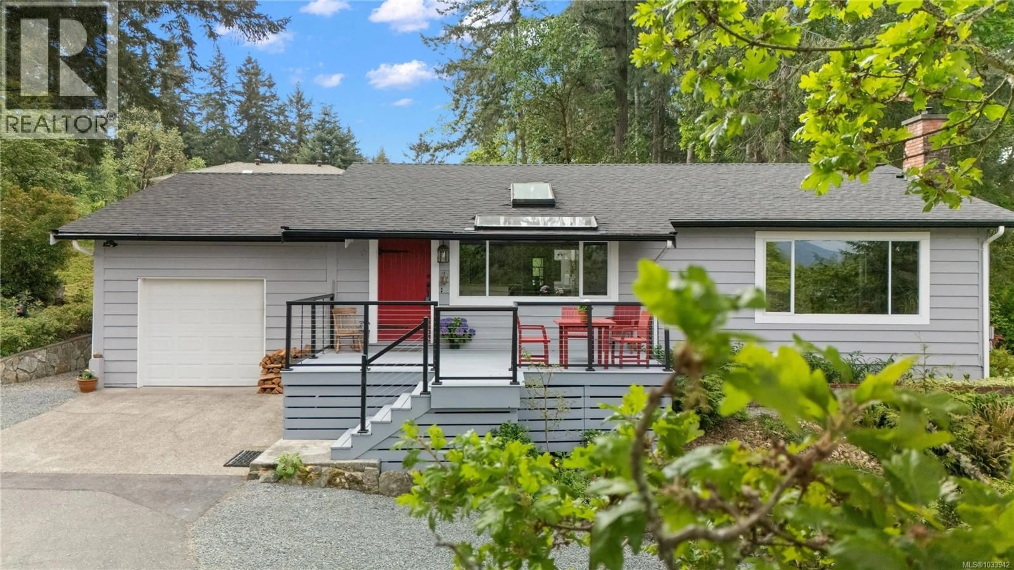 Home with vinyl exterior material, street for 10851 DEEP COVE ROAD, North Saanich British Columbia V8L5M5