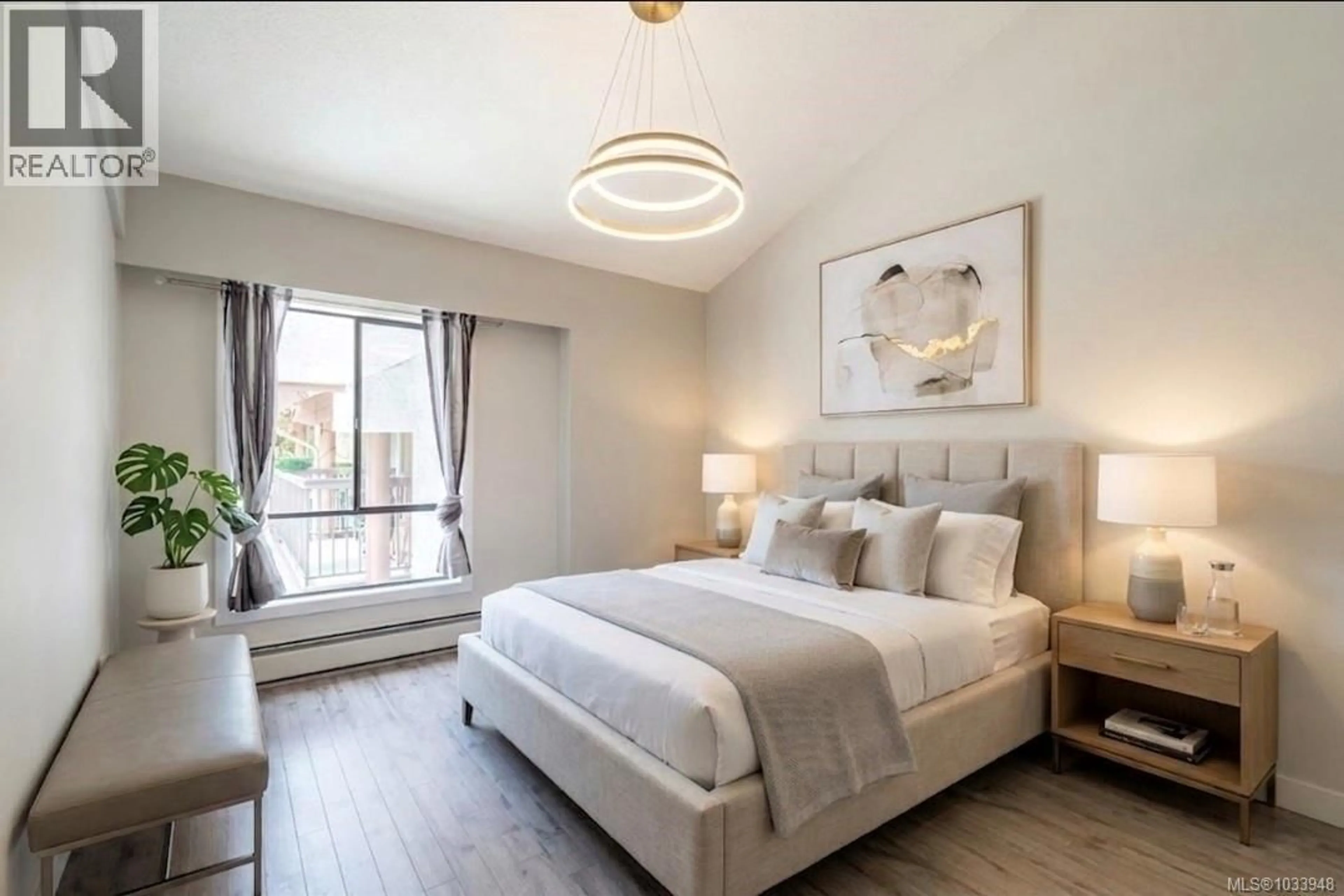 Bedroom with bed, unknown for 408 - 1005 MCKENZIE AVENUE, Saanich British Columbia V8X4A9