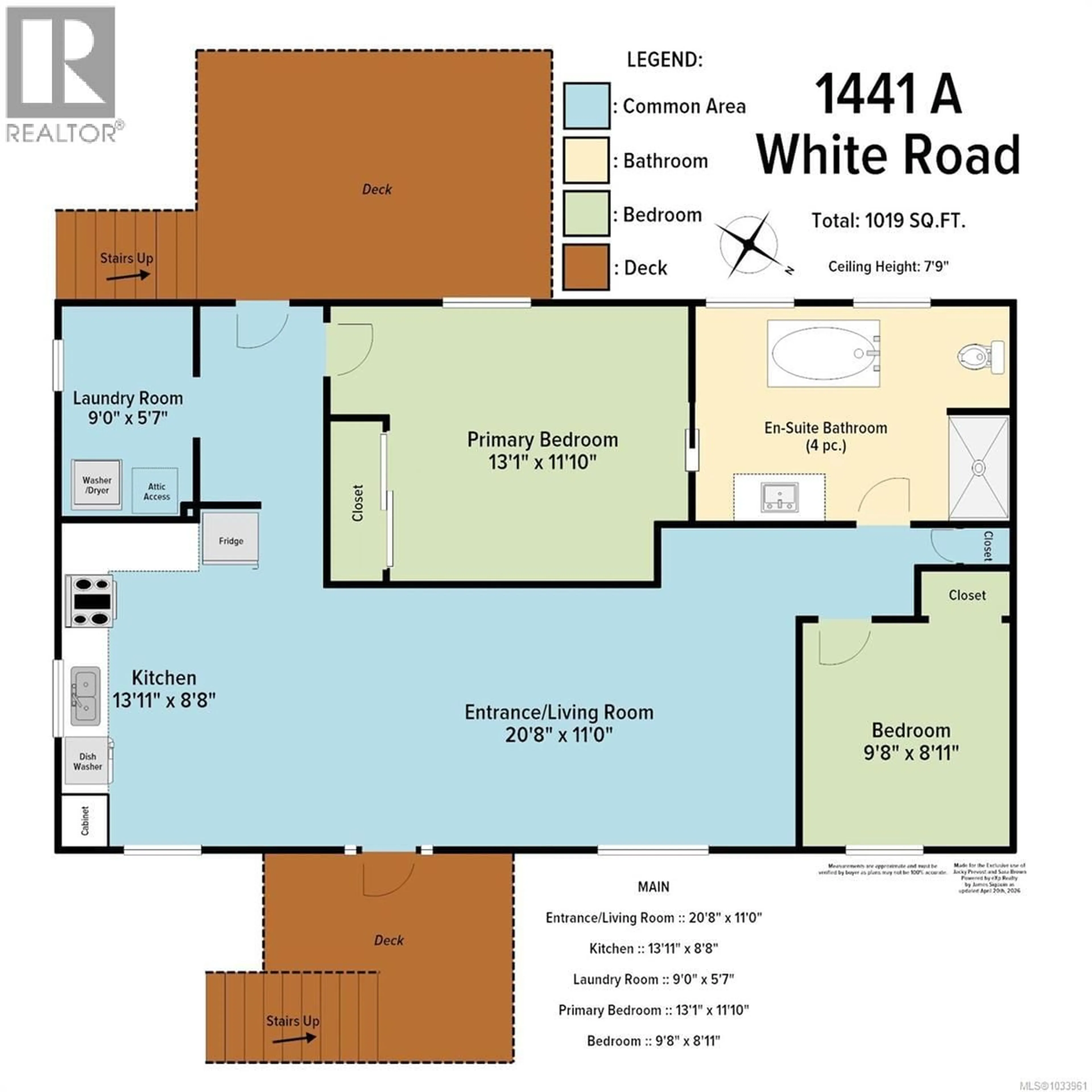 Floor plan for 1441 WHITE ROAD, Nanaimo British Columbia V9X1N2