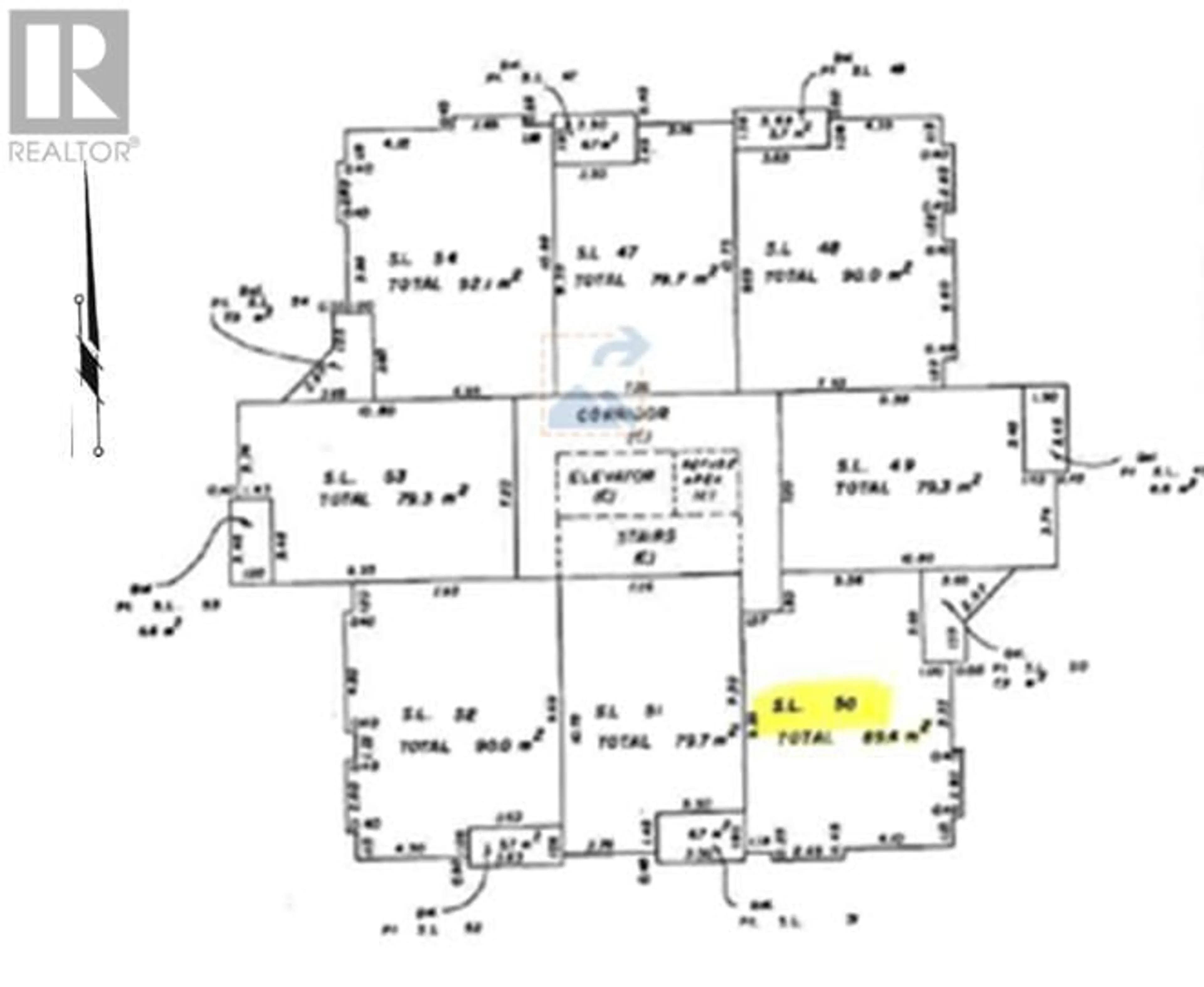 Floor plan for 807 - 737 LEON AVENUE, Kelowna British Columbia V1Y8L6
