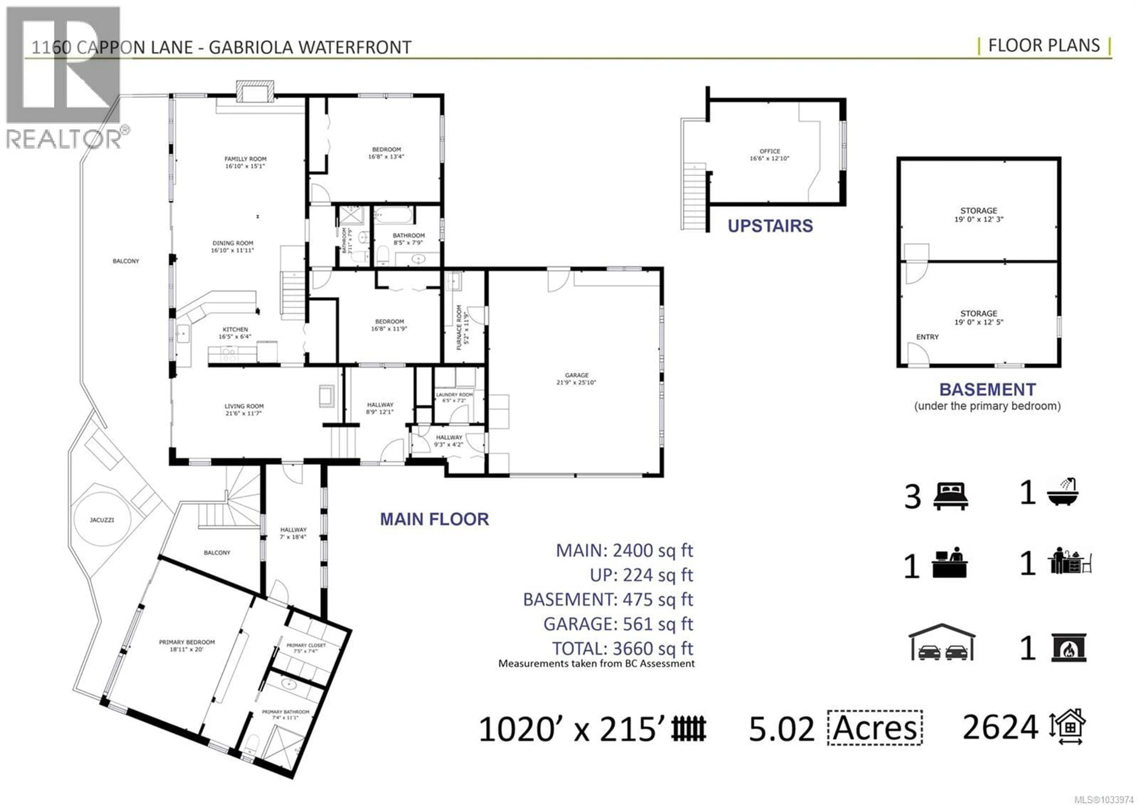 Floor plan for 1160 CAPPON LANE, Gabriola Island British Columbia V0R1X7