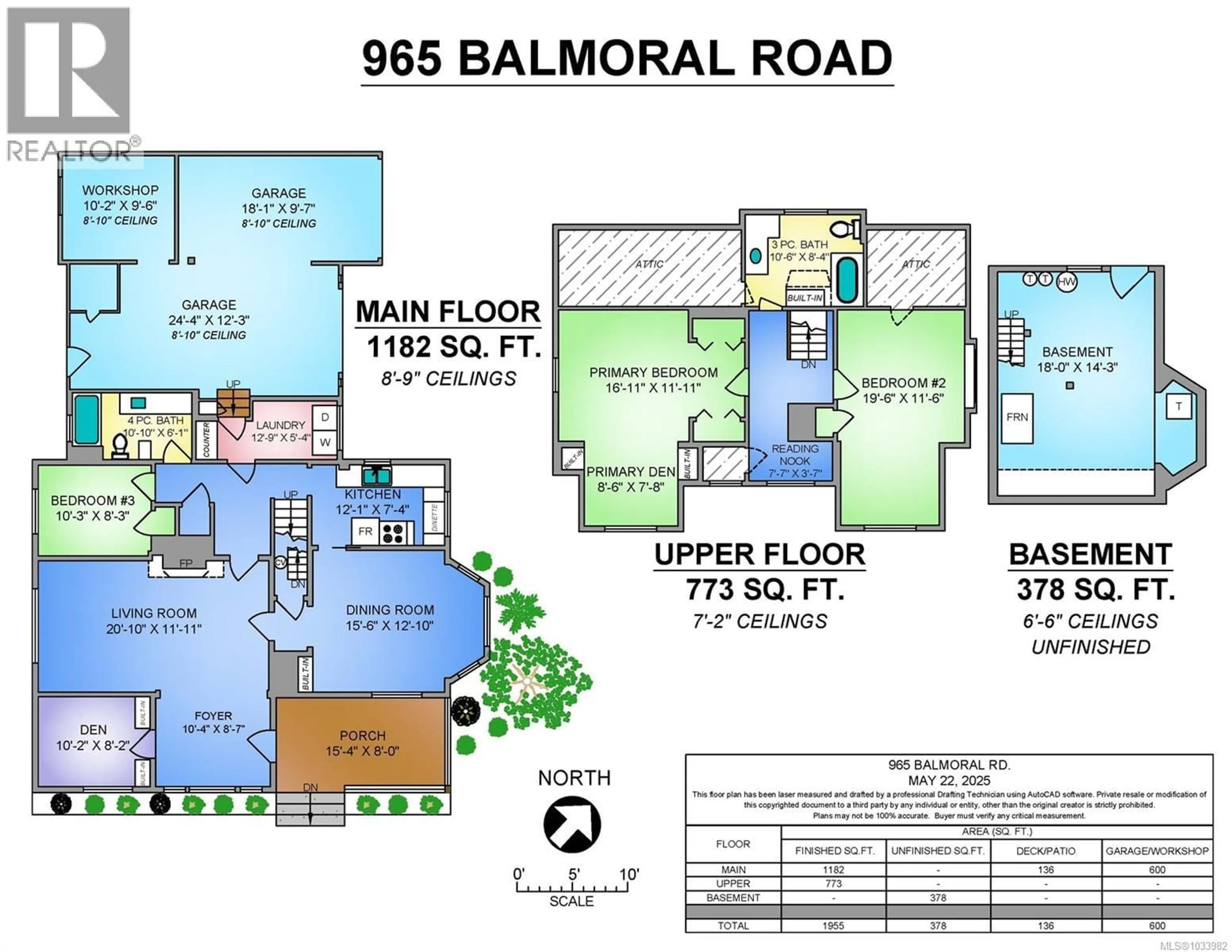 Floor plan for 965 BALMORAL ROAD, Comox British Columbia V9M3W2