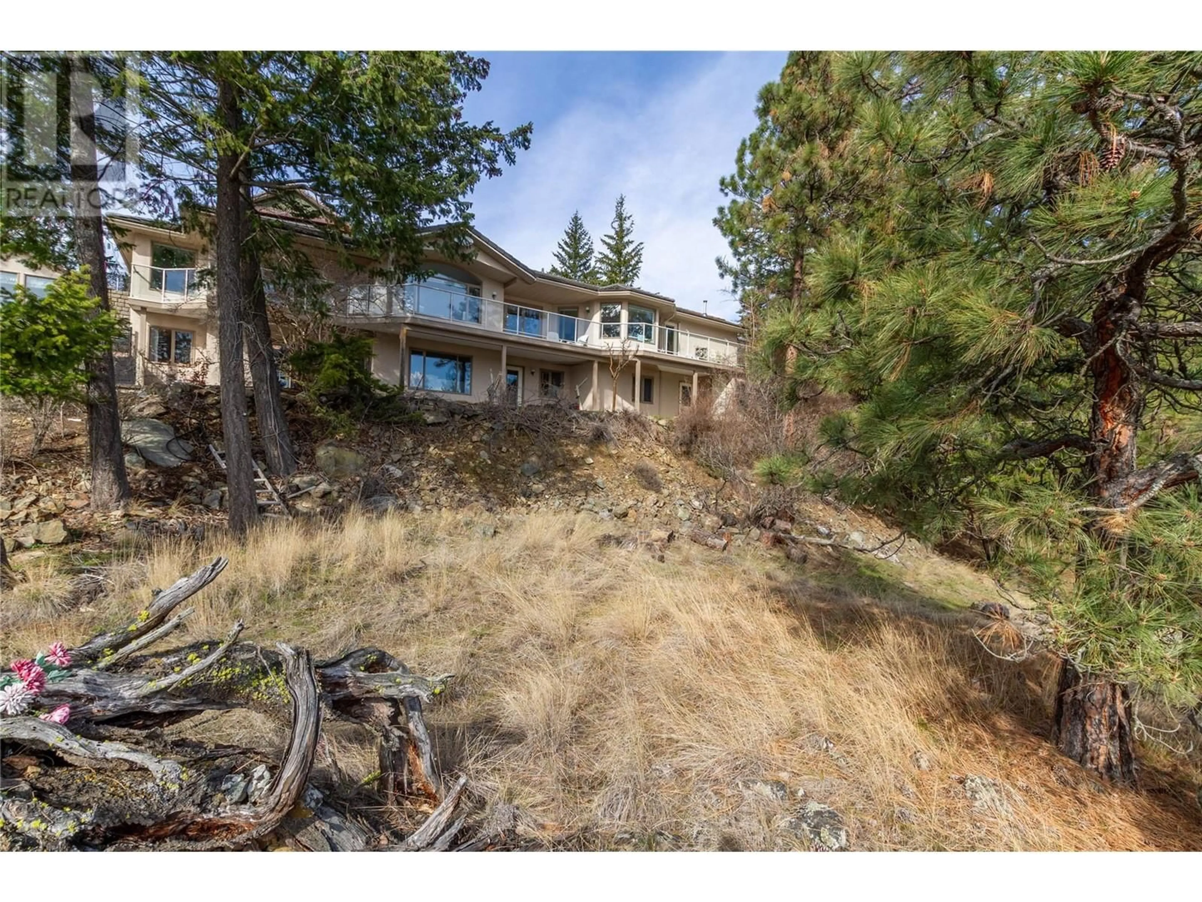 A pic from outside/outdoor area/front of a property/back of a property/a pic from drone, unknown for 13 - 9060 TRONSON ROAD, Vernon British Columbia V1H1E7