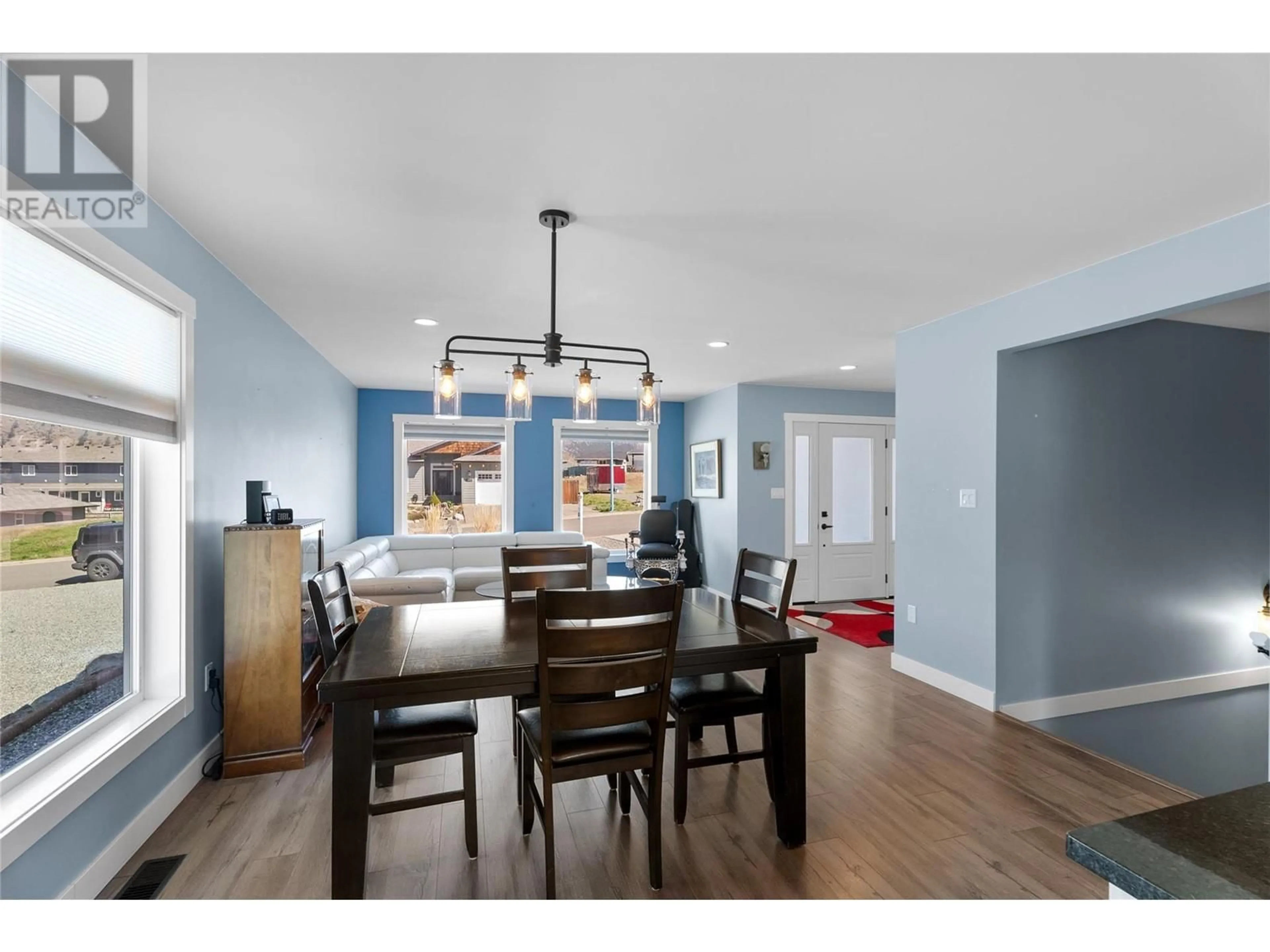 Dining room, wood/laminate floor for 1600 CHESTNUT AVENUE, Merritt British Columbia V1K0A9