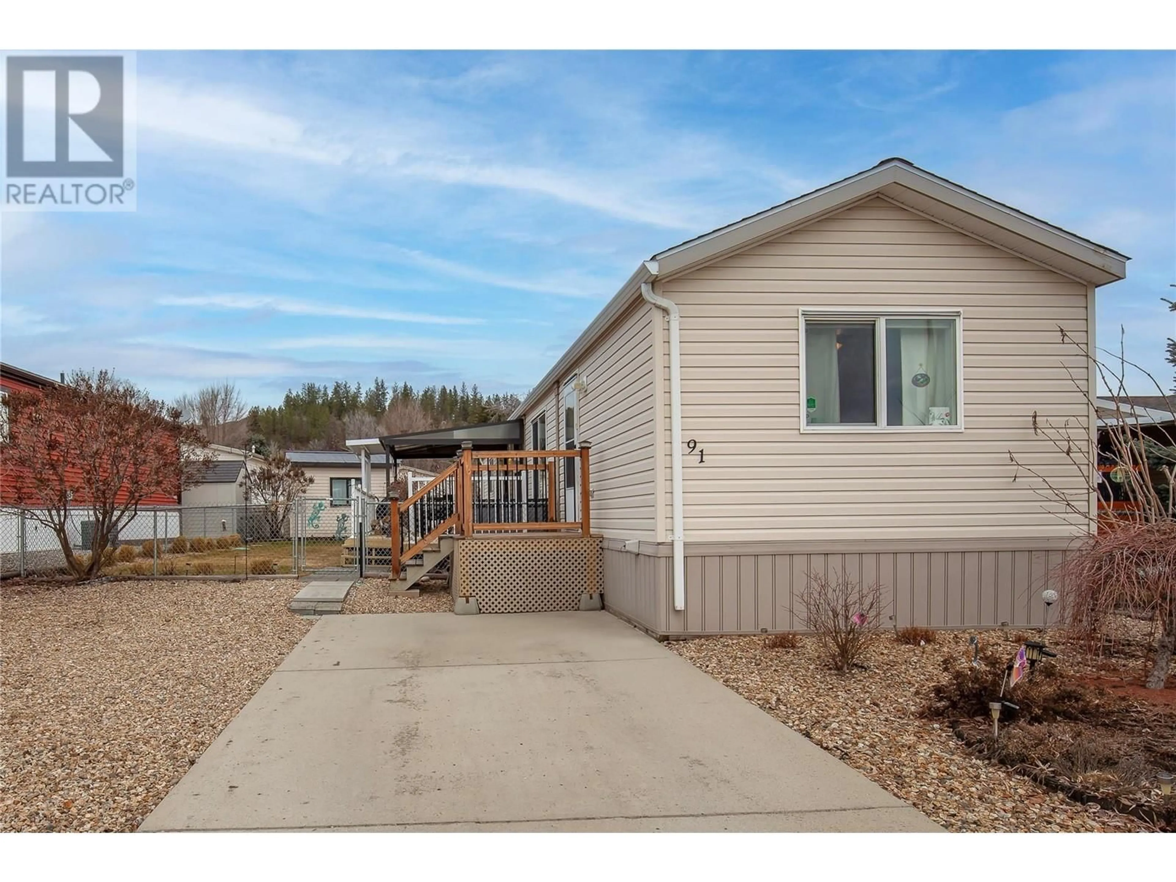 Home with vinyl exterior material, water/lake/river/ocean view for 91 - 12560 WESTSIDE ROAD, Vernon British Columbia V1H1S9