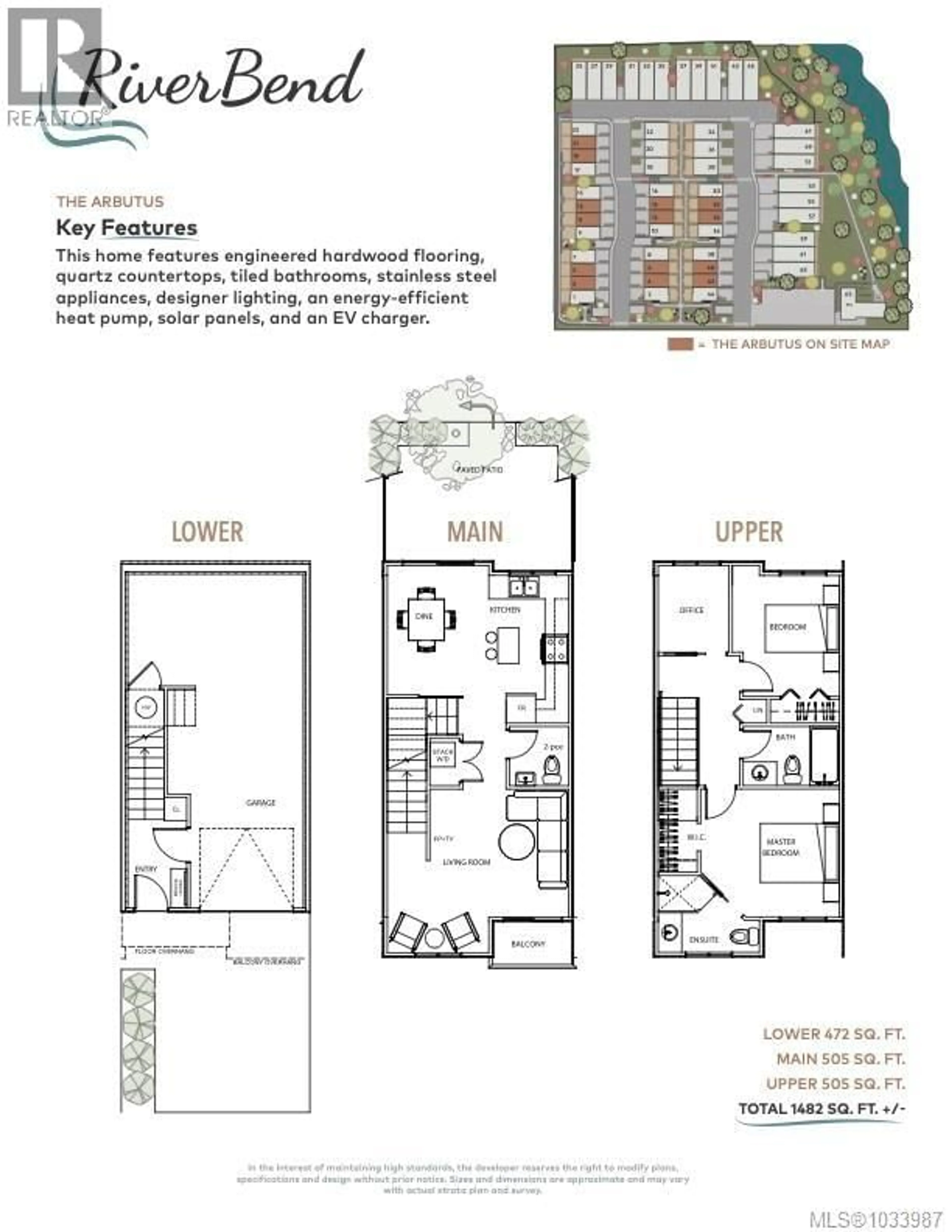 Floor plan for 40 - 703 TURNER ROAD, Parksville British Columbia V9P1T7