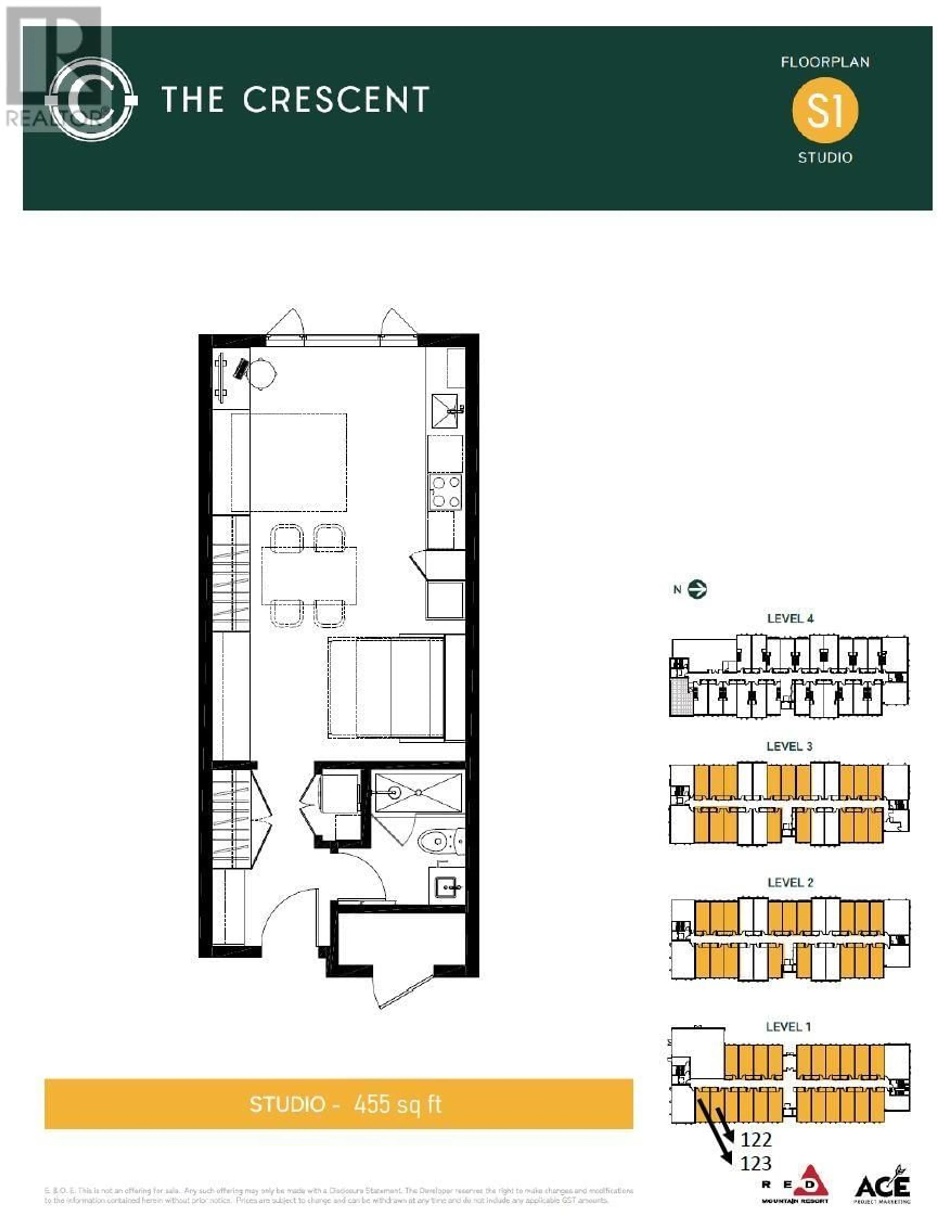 Floor plan for 122 - 4280 RED MOUNTAIN ROAD, Rossland British Columbia V0G1Y0
