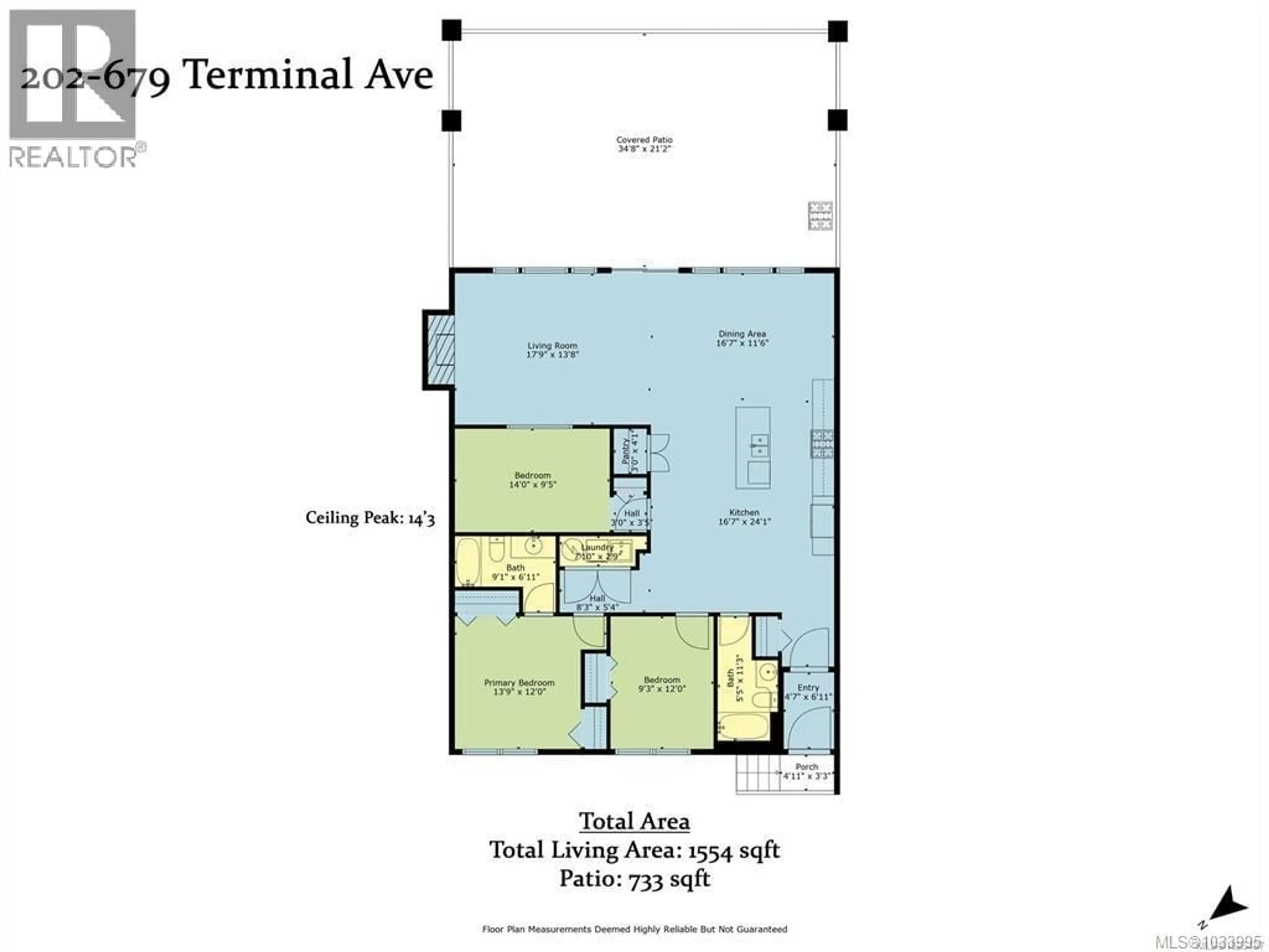 Floor plan for 202 - 679 TERMINAL AVENUE, Nanaimo British Columbia V9S4K1