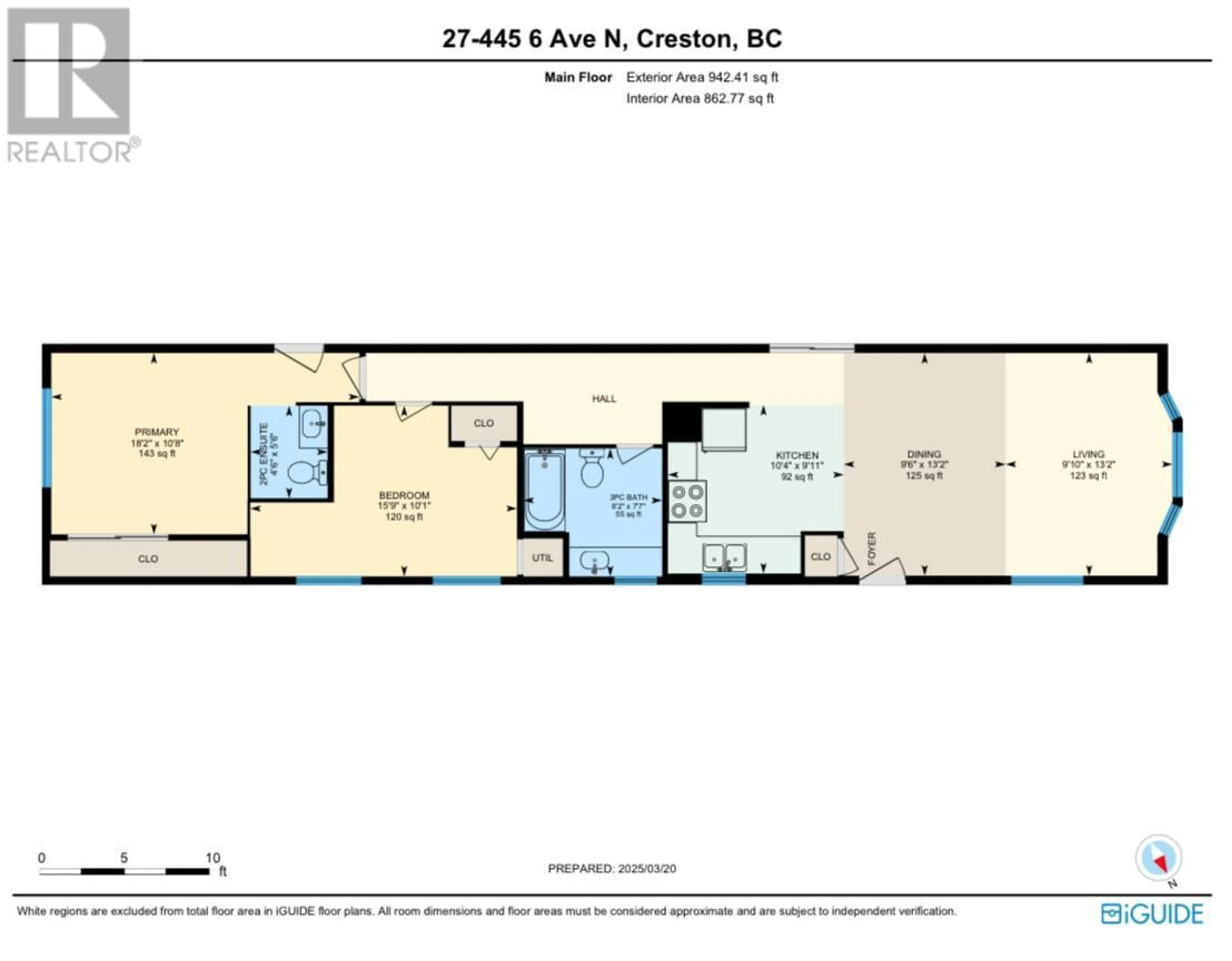 Floor plan for 27 - 445 6TH AVENUE NORTH, Creston British Columbia V0B1G3