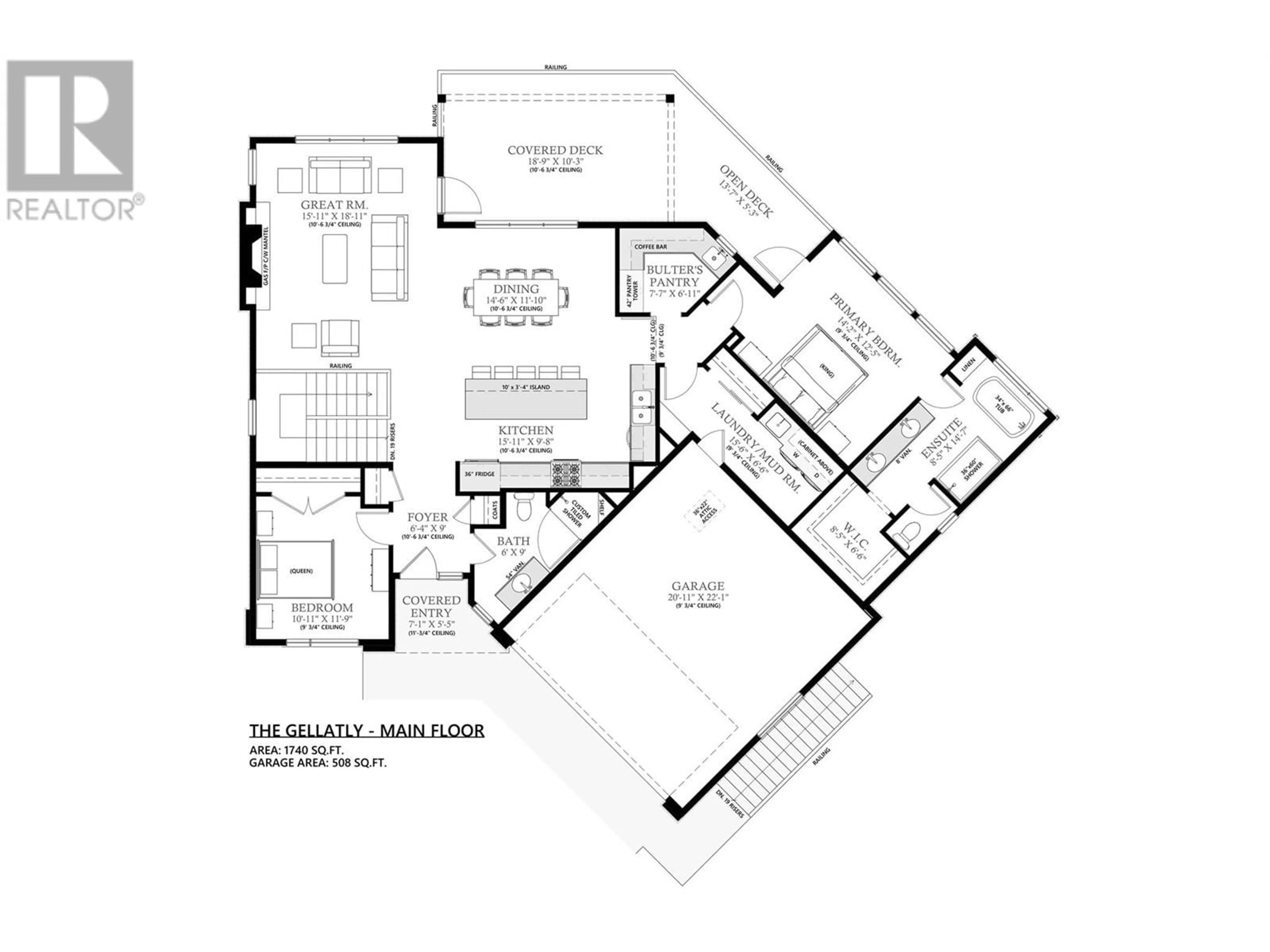 Floor plan for 3773 DAVIDSON COURT, West Kelowna British Columbia V4T0B1