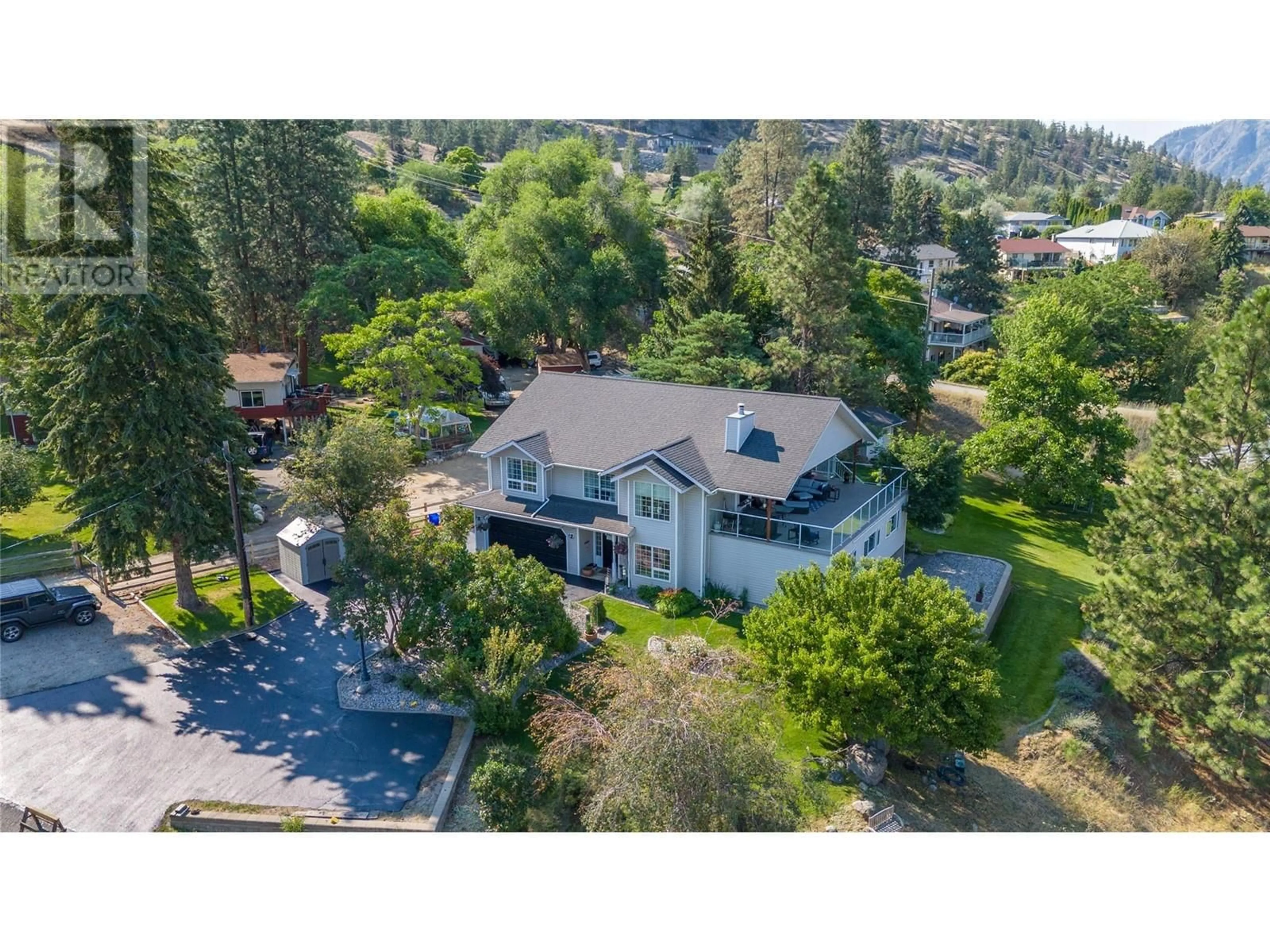 A pic from outside/outdoor area/front of a property/back of a property/a pic from drone, unknown for 483 PHILPOTT ROAD, Okanagan Falls British Columbia V0H1R5