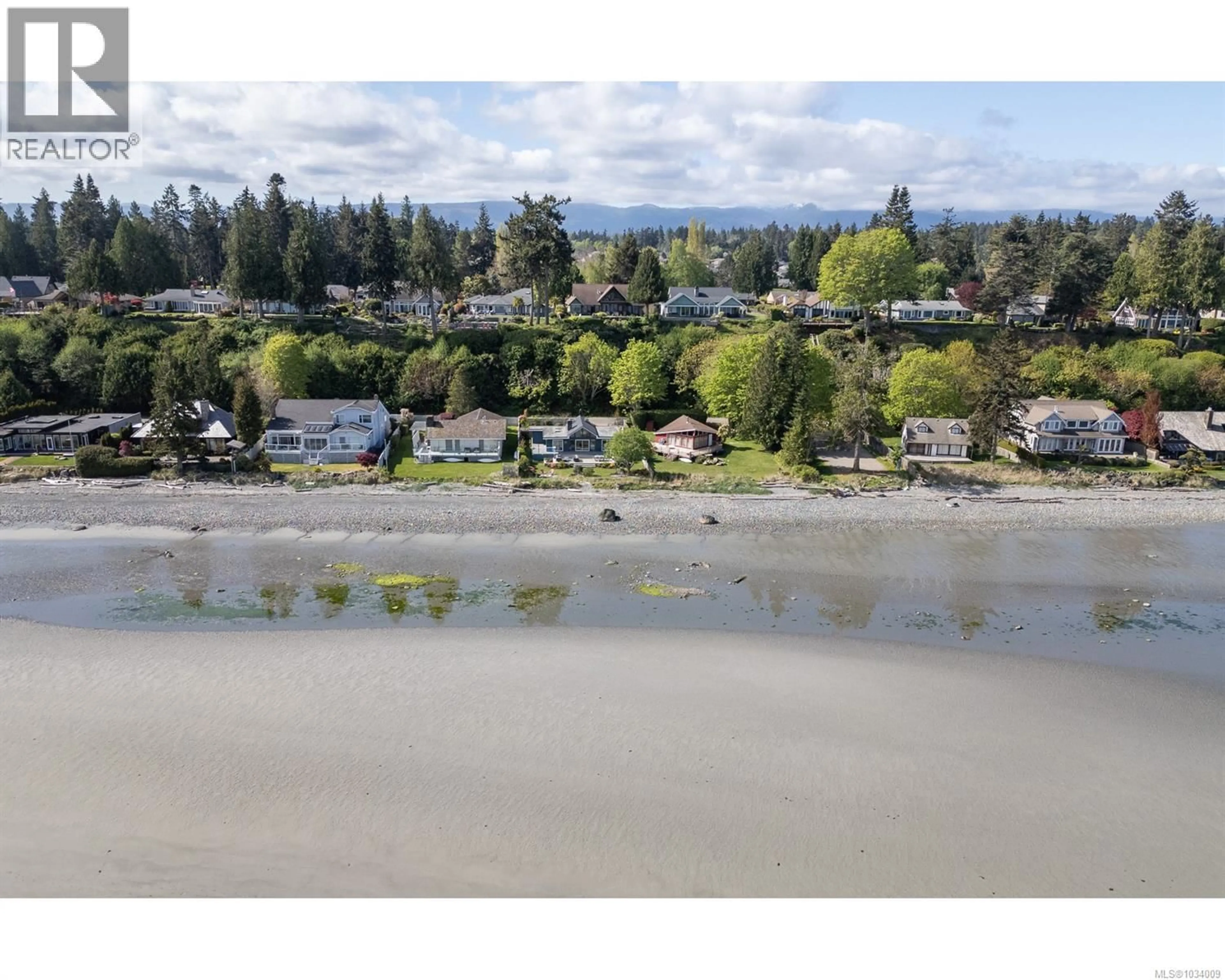 A pic from outside/outdoor area/front of a property/back of a property/a pic from drone, water/lake/river/ocean view for 1039 SEACREST PLACE, Qualicum Beach British Columbia V9K1E7