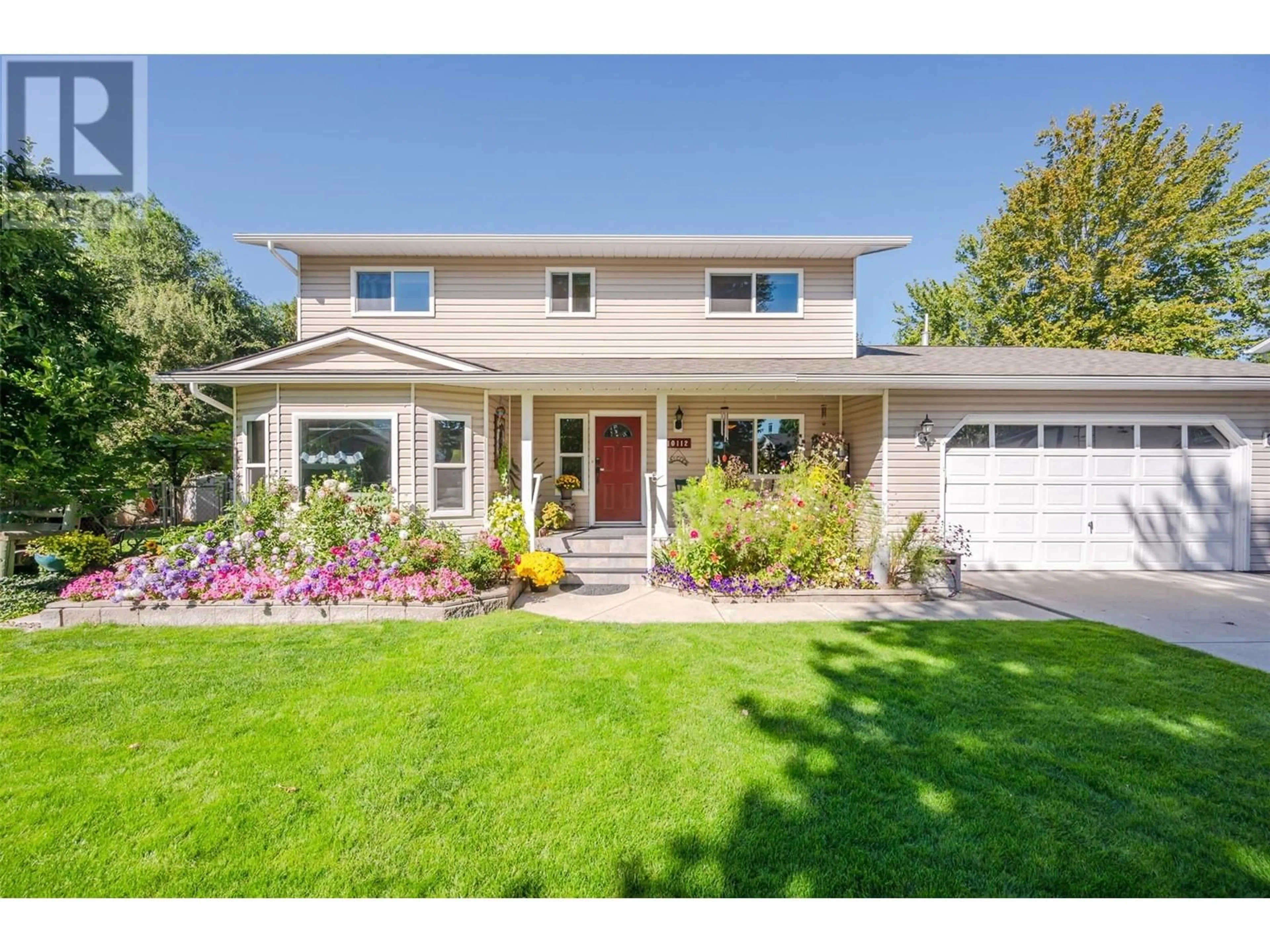 Home with vinyl exterior material, street for 10112 BEAVIS PLACE, Summerland British Columbia V0H1Z2