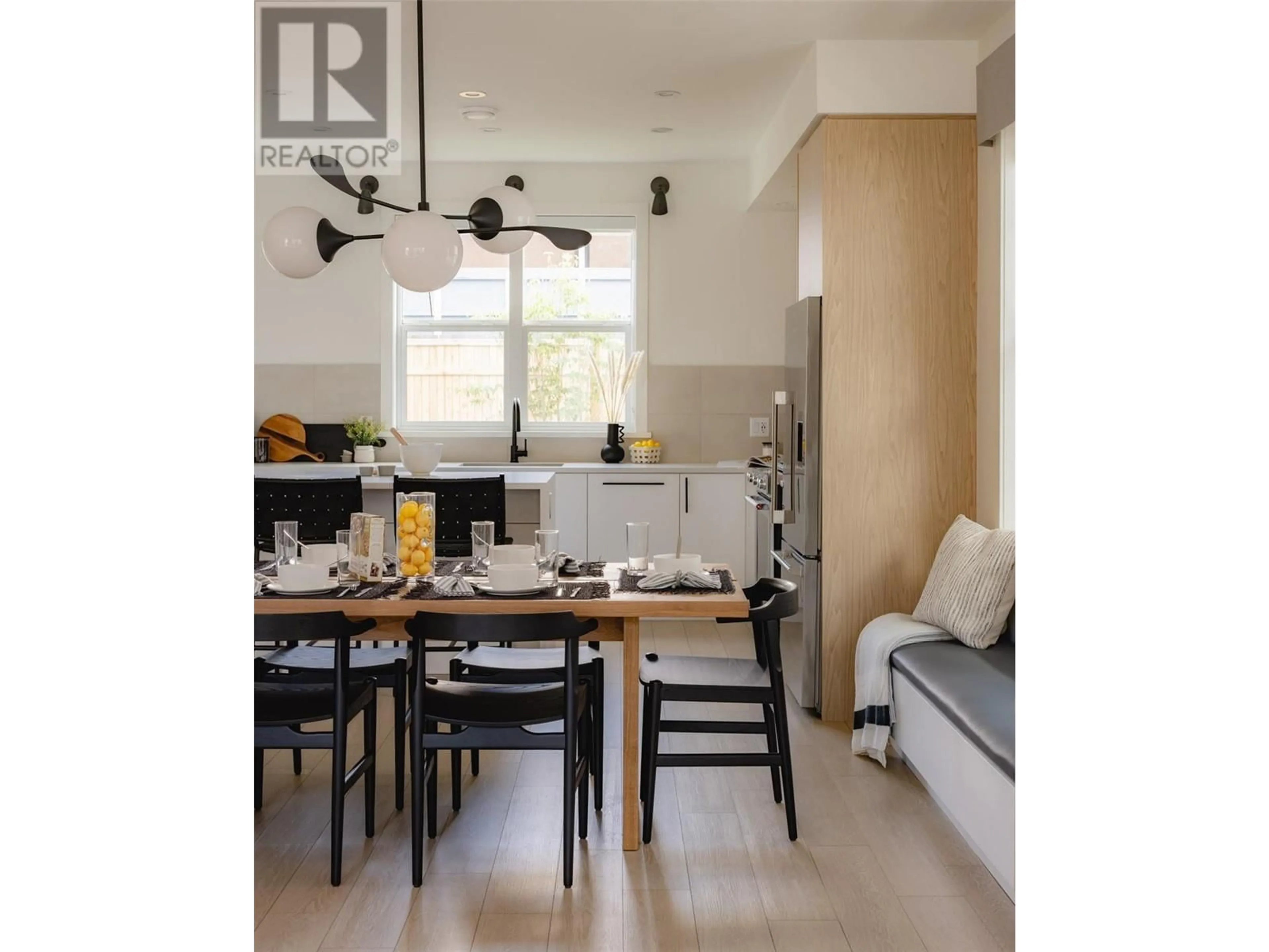 Open concept kitchen, wood/laminate floor for 4 - 1308 CEDAR STREET, Okanagan Falls British Columbia V0H1R4