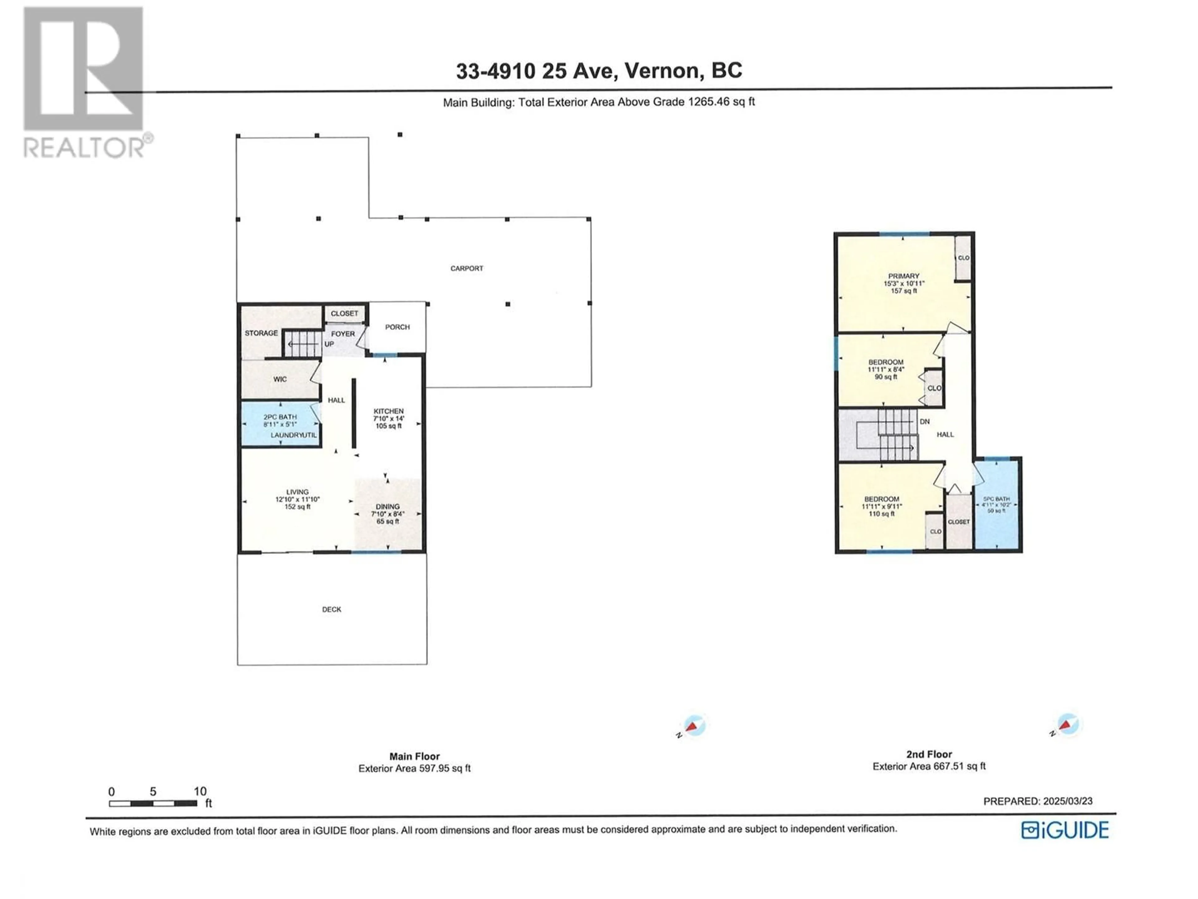 Floor plan for 33 - 4910 25 AVENUE, Vernon British Columbia V1T6R4