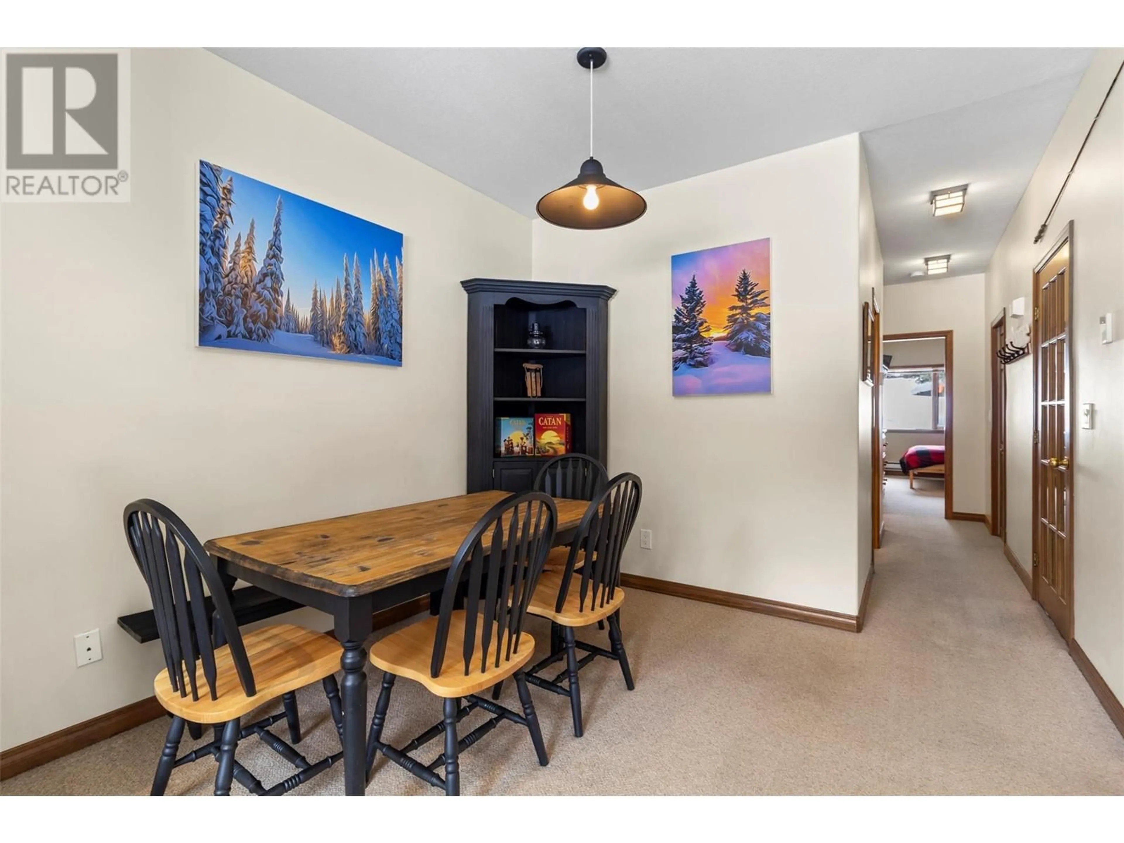 Dining room, wood/laminate floor for 15 - 2140 SUN PEAKS ROAD, Sun Peaks British Columbia V0E5N0