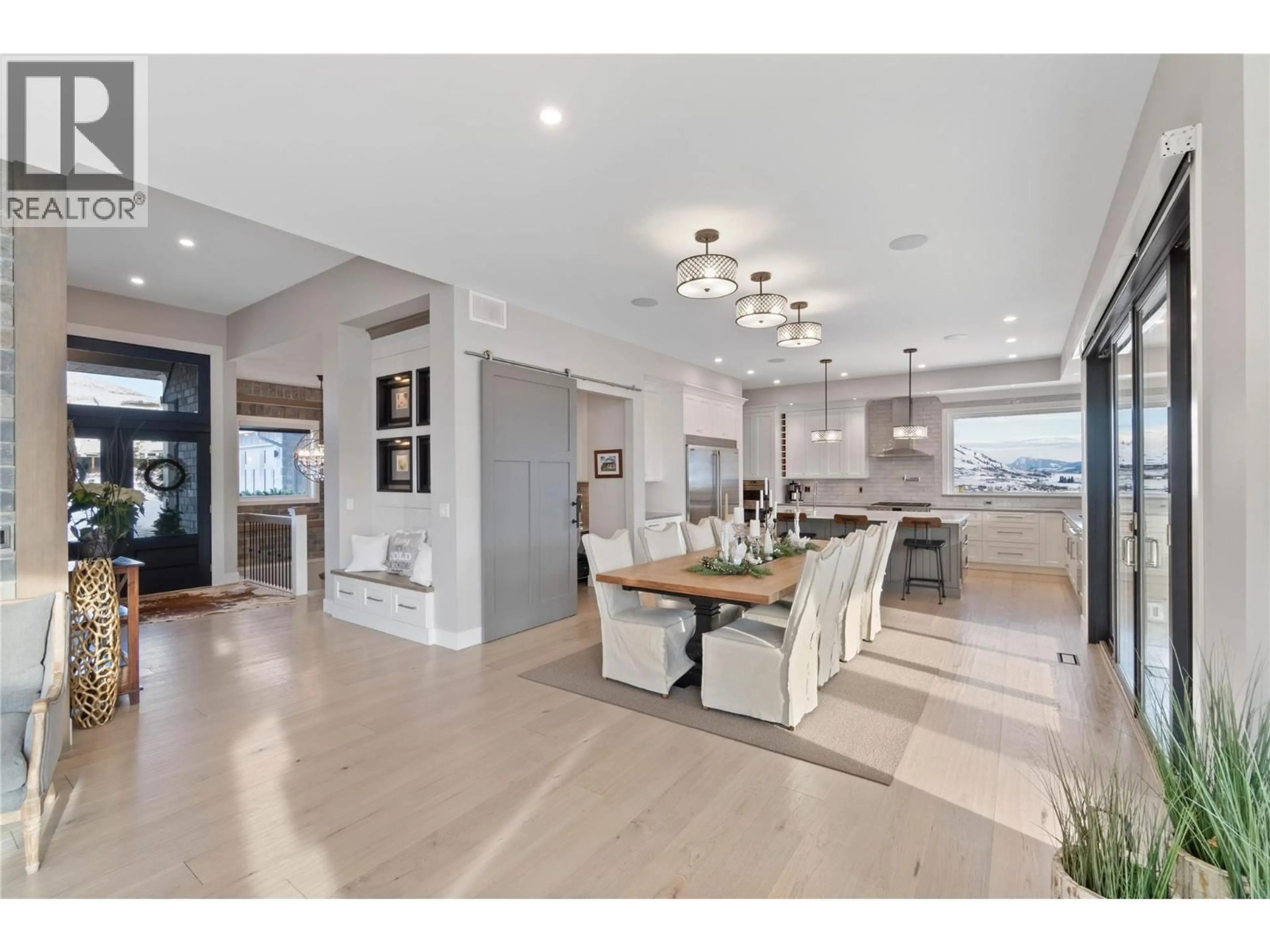 Open concept kitchen, ceramic/tile floor for 608 MT IDA CRESCENT, Coldstream British Columbia V1B3Z6