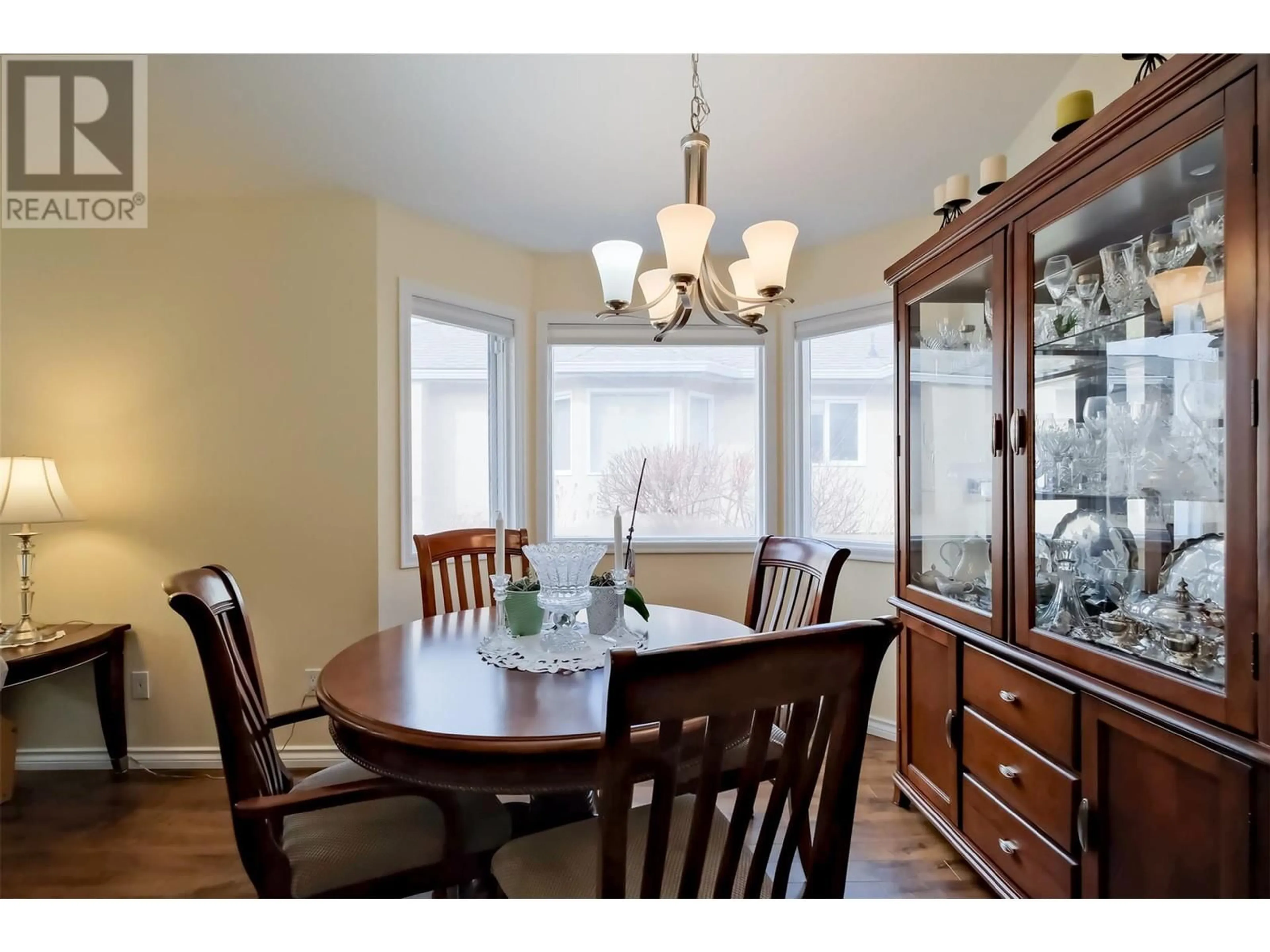 Dining room, wood/laminate floor for 16 - 8700 JUBILEE ROAD, Summerland British Columbia V0H1Z5