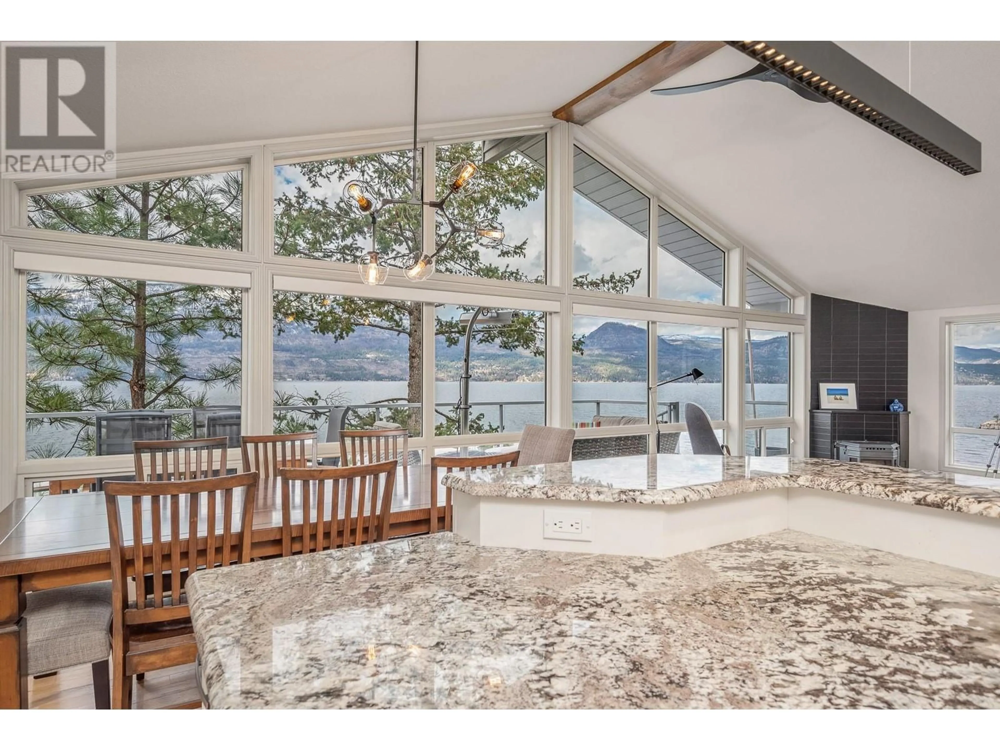 Open concept kitchen, ceramic/tile floor for 2 - 9900 EASTSIDE ROAD, Vernon British Columbia V1H1L6