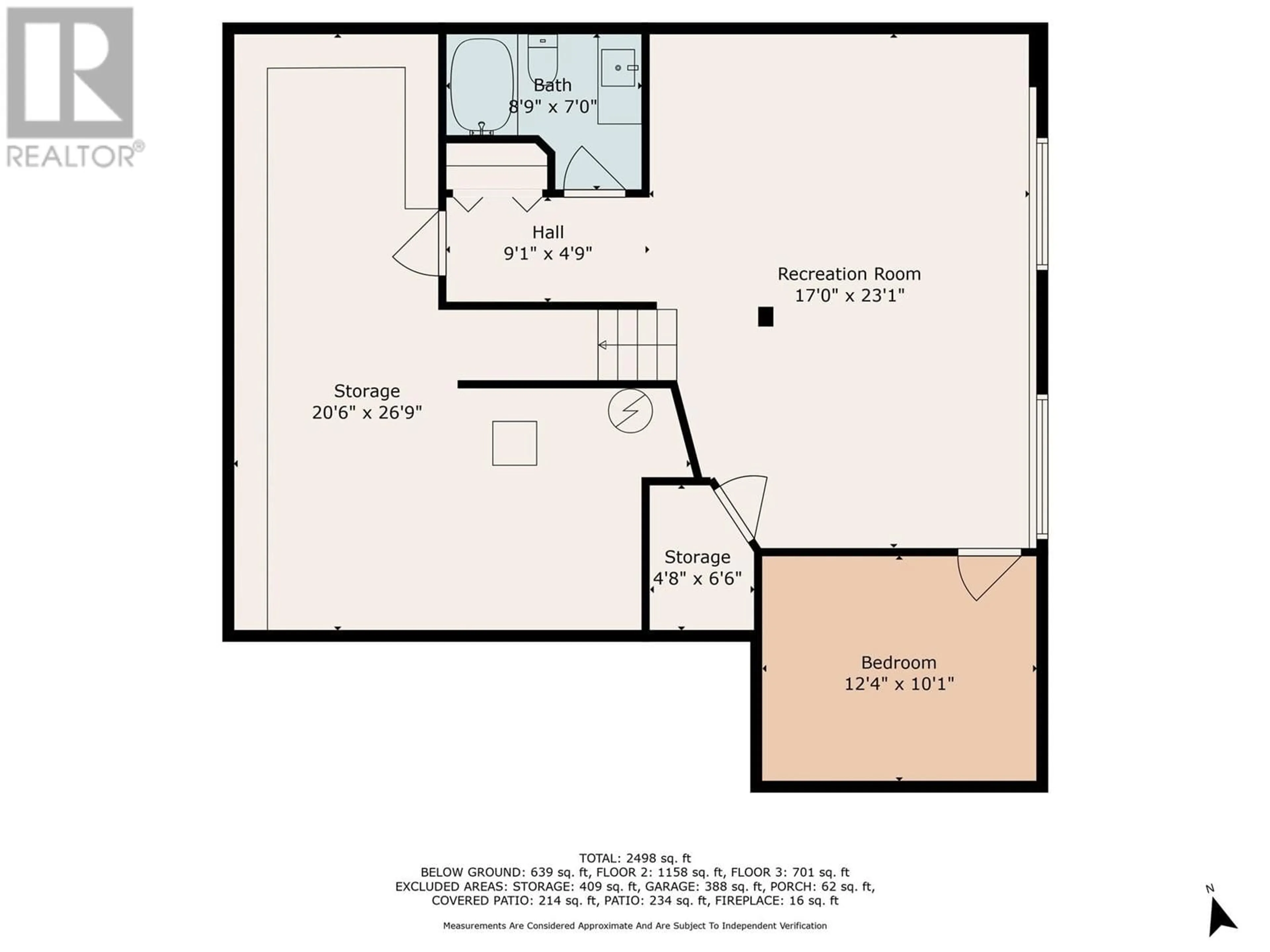 Floor plan for 2340 SHANNON WOODS DRIVE, West Kelowna British Columbia V4T2P1
