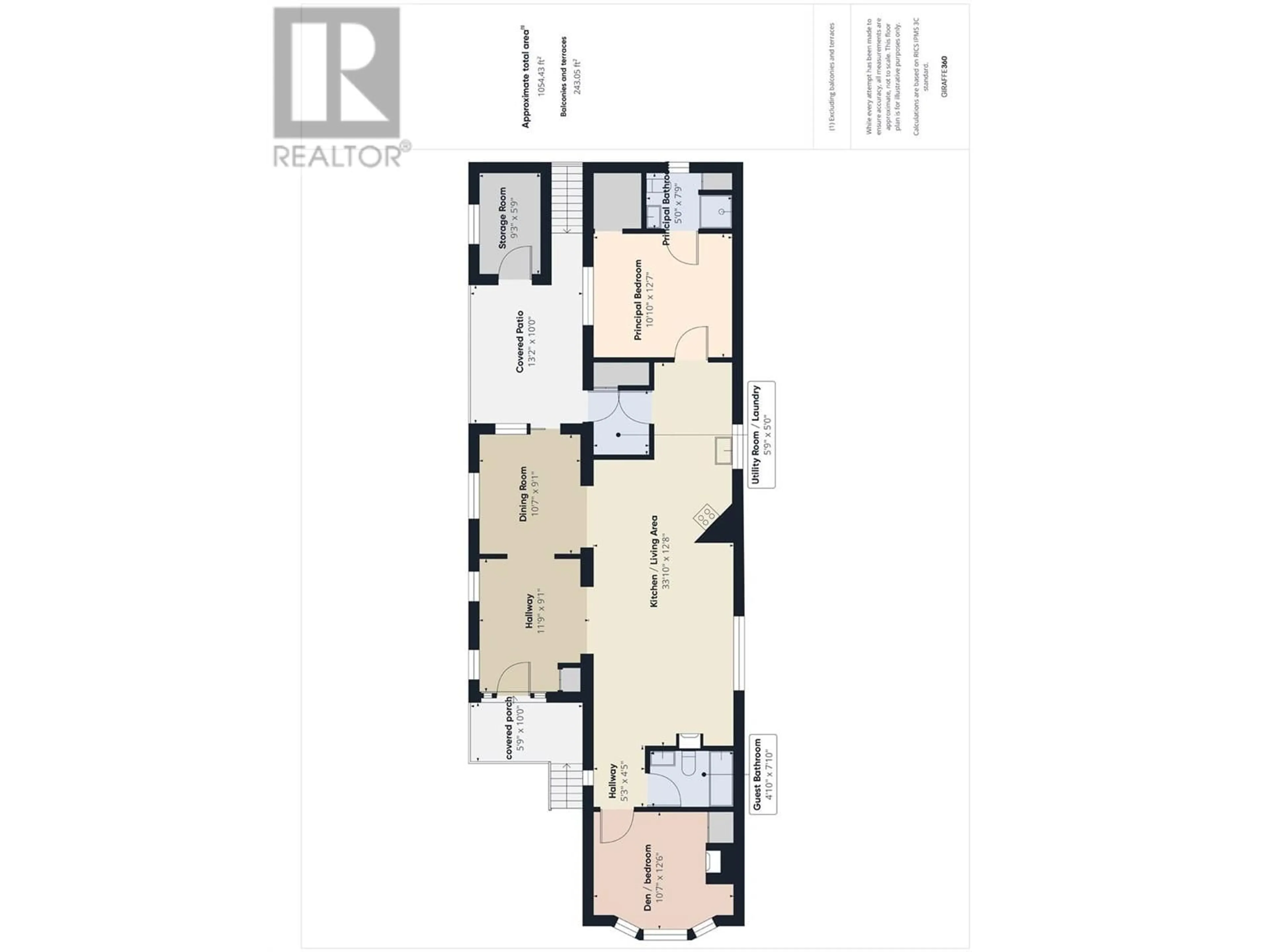Floor plan for 28 - 8598 97 HIGHWAY, Oliver British Columbia V0H1T2
