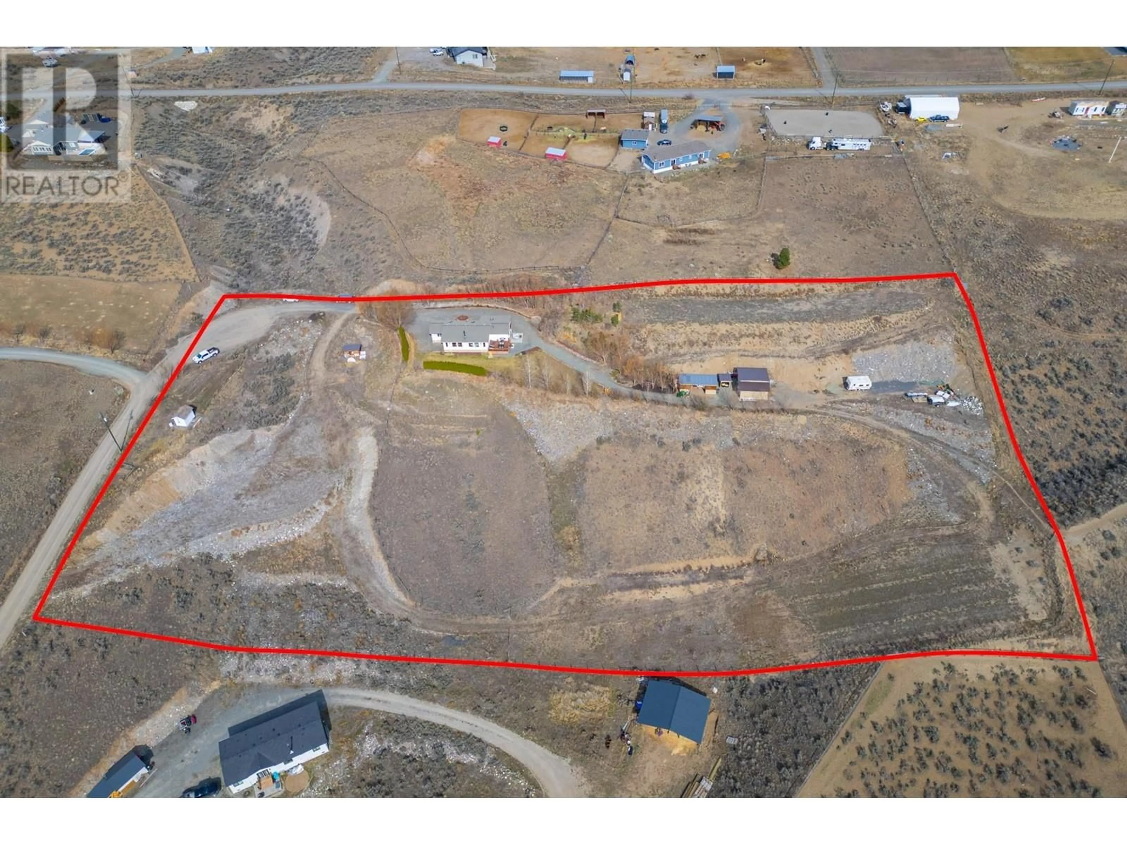 A pic from outside/outdoor area/front of a property/back of a property/a pic from drone, building for 1340 DOGWOOD ROAD, Kamloops British Columbia V0K2P0
