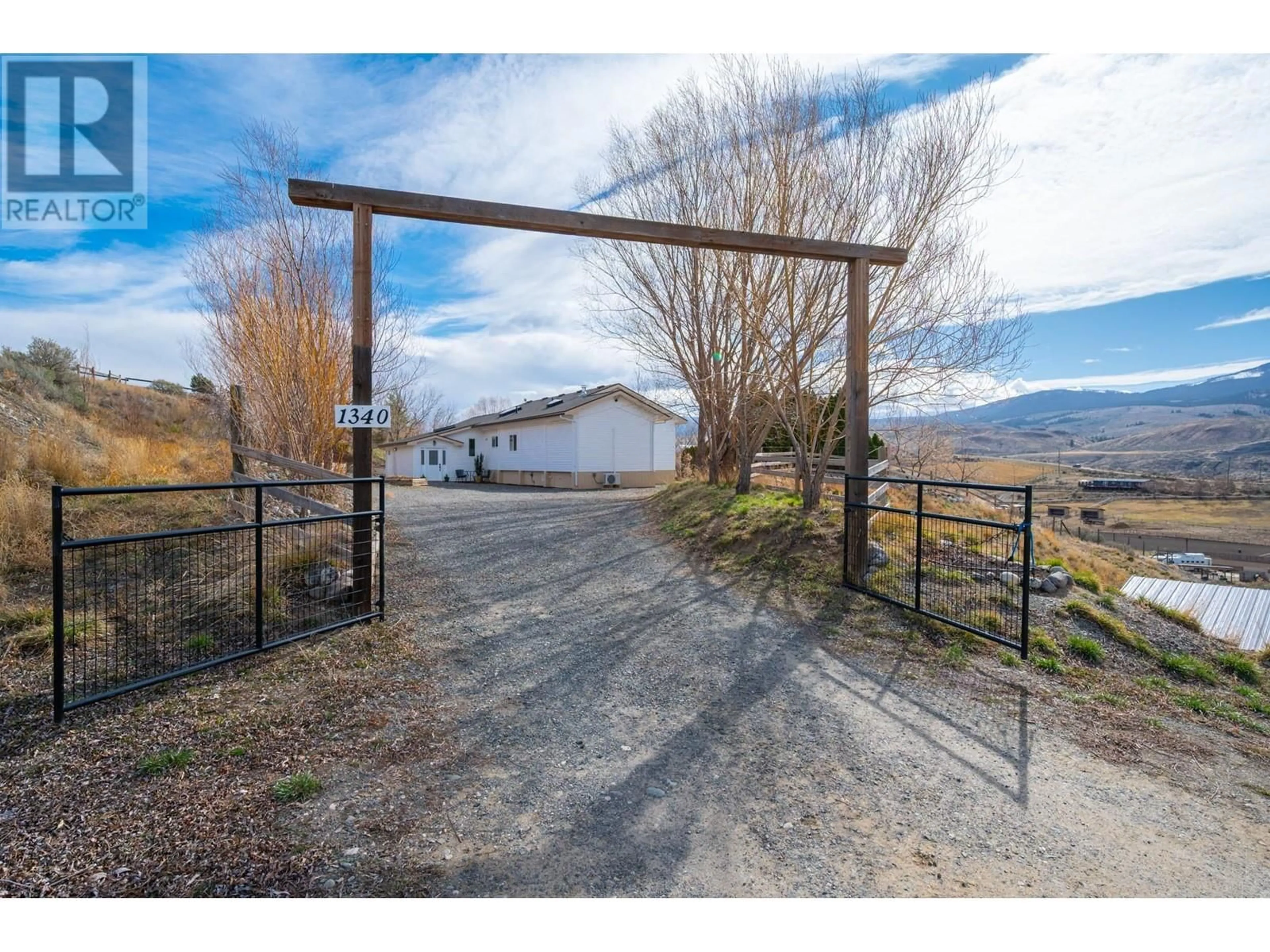 A pic from outside/outdoor area/front of a property/back of a property/a pic from drone, mountain view for 1340 DOGWOOD ROAD, Kamloops British Columbia V0K2P0