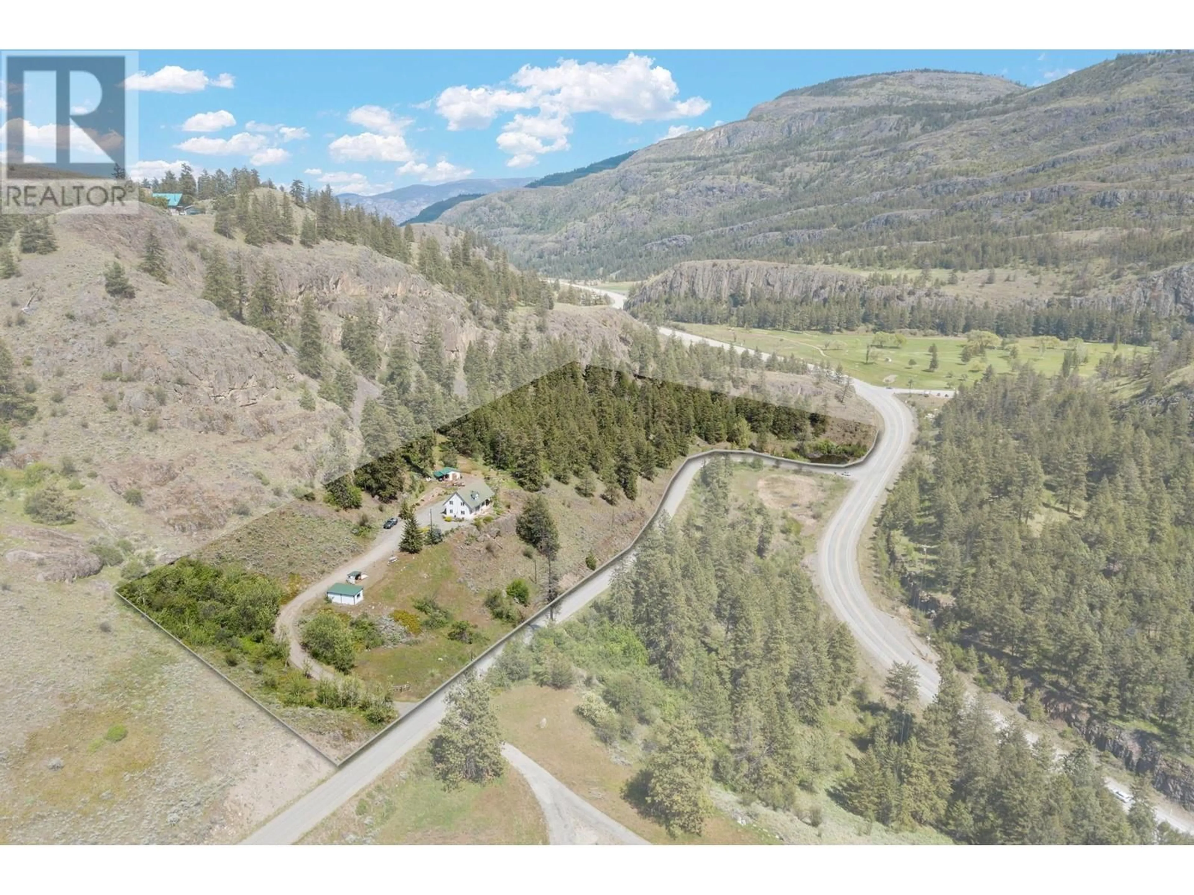 A pic from outside/outdoor area/front of a property/back of a property/a pic from drone, forest/trees view for 648 SHEEP CREEK ROAD, Kaleden British Columbia V0H1K0