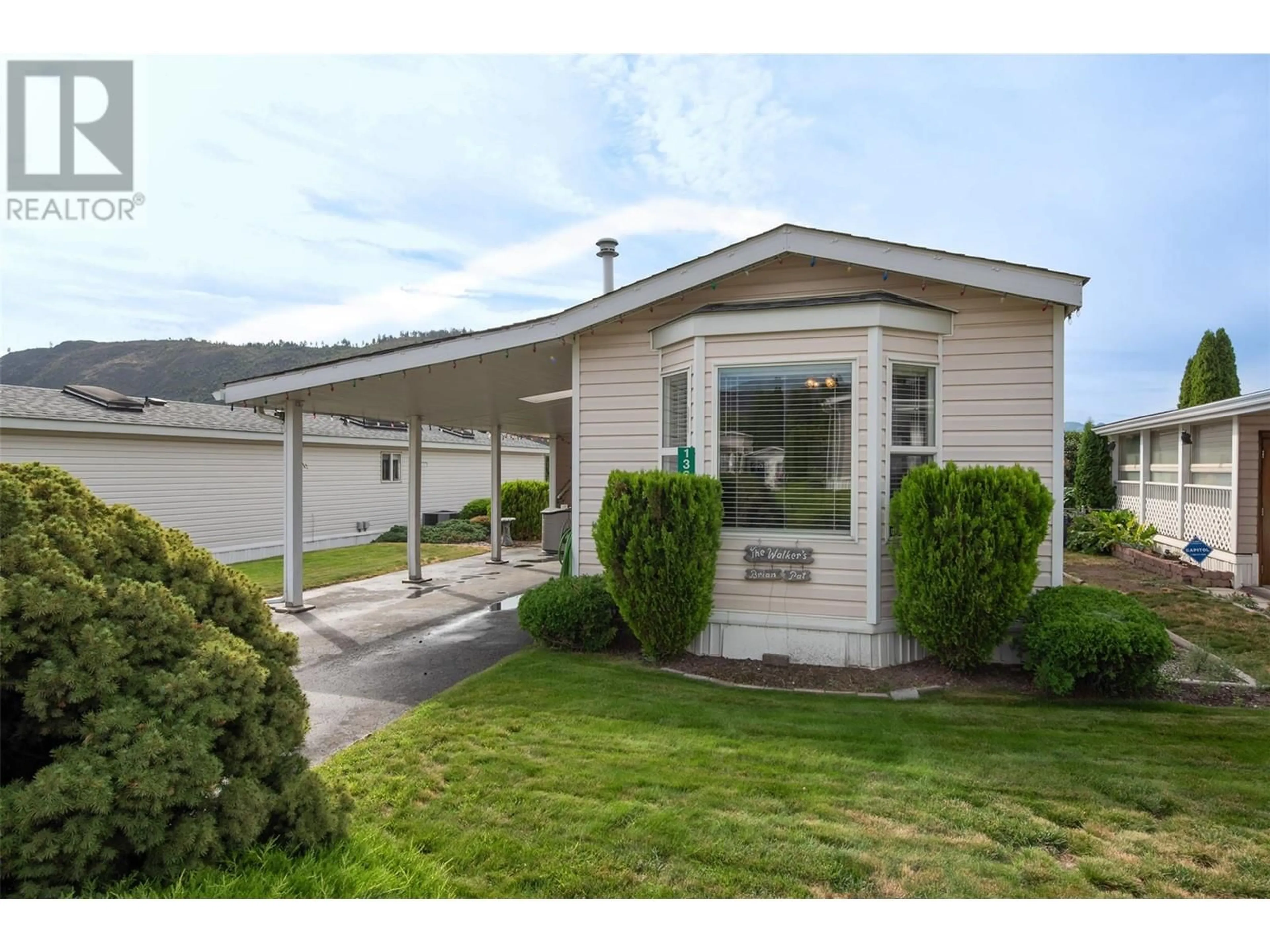 Home with vinyl exterior material, street for 136 - 1850 SHANNON LAKE ROAD, West Kelowna British Columbia V4T1L6