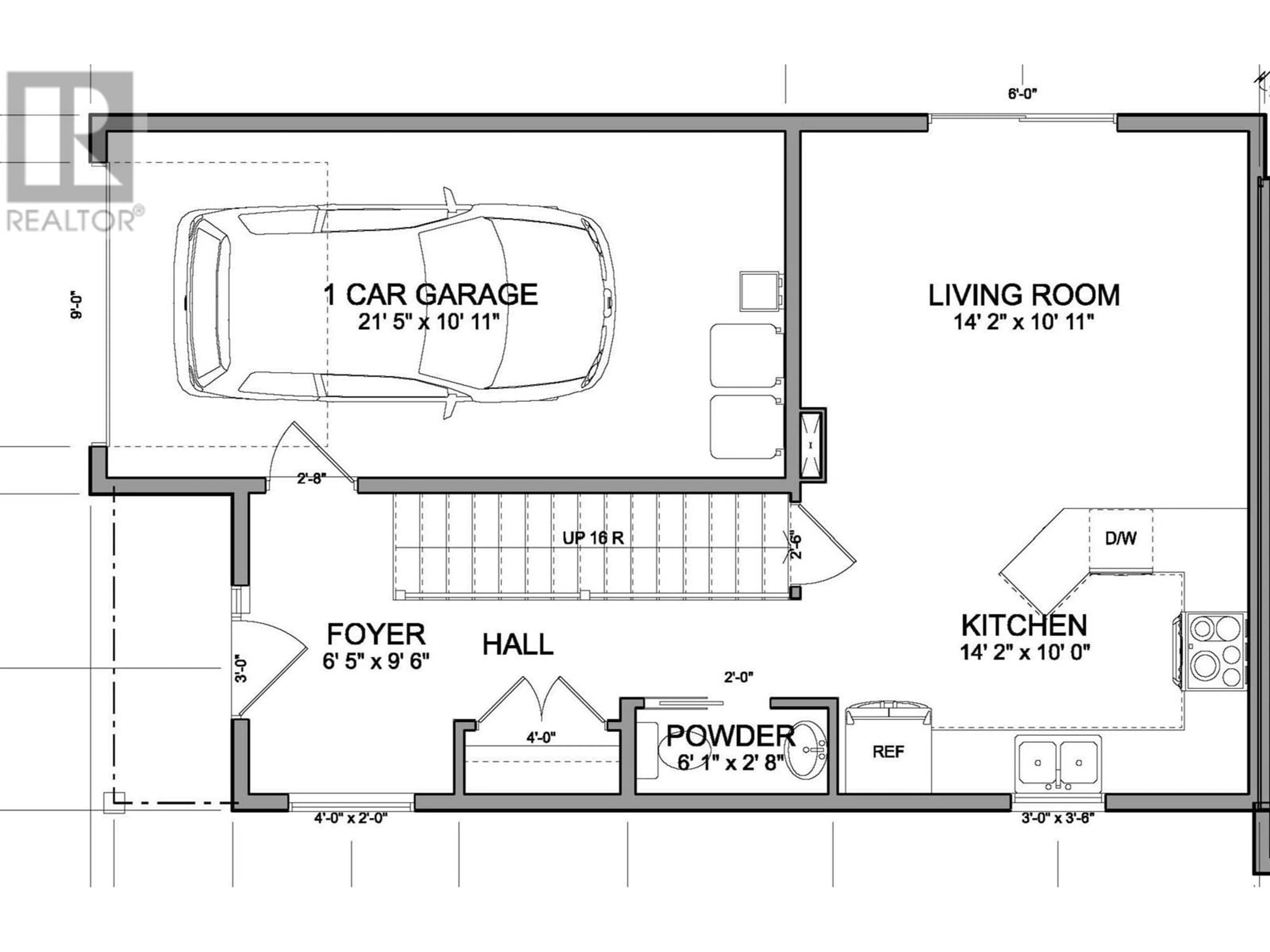 Floor plan for 101 - 11612 VICTORIA ROAD SOUTH, Summerland British Columbia V0H1Z2
