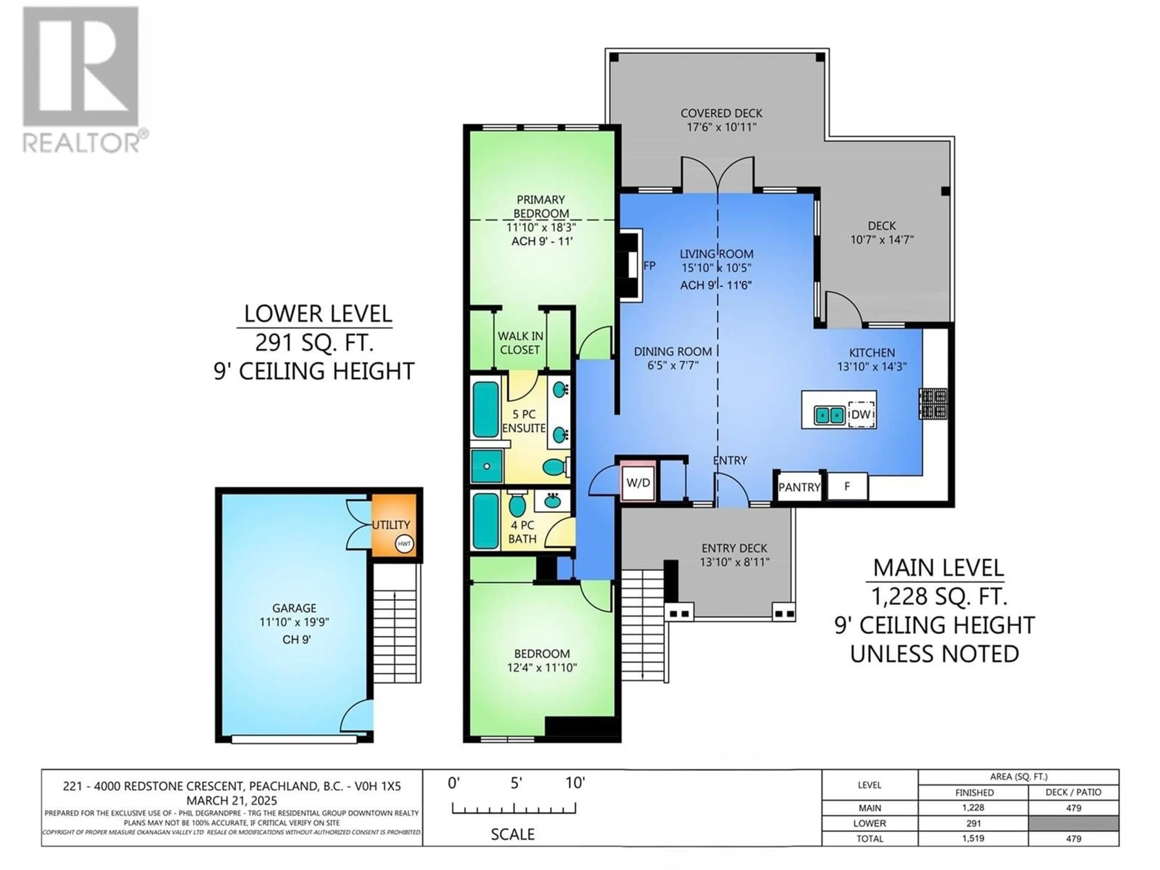 Floor plan for 221 - 4000 REDSTONE CRESCENT NORTHEAST, Peachland British Columbia V0H1X5