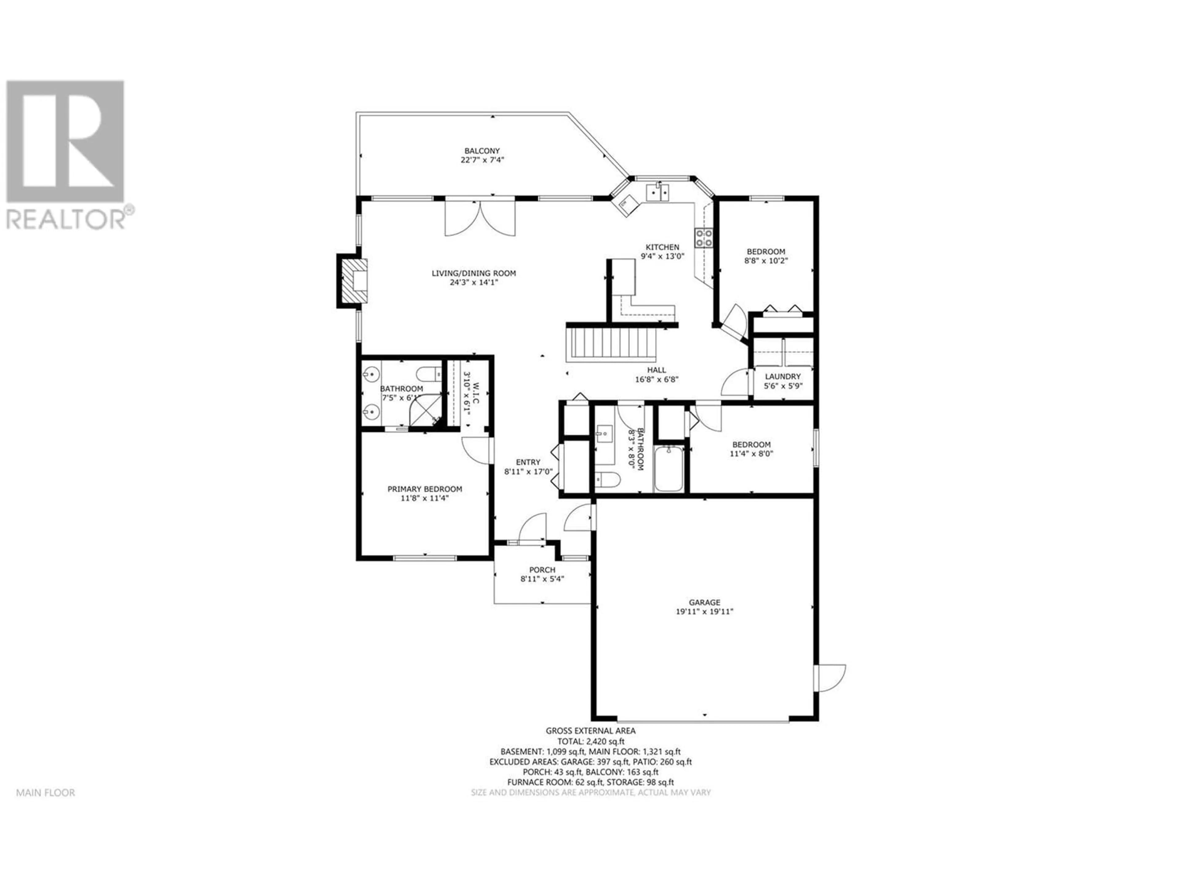 Floor plan for 4305 WESTVIEW DRIVE, Vernon British Columbia V1T9B2