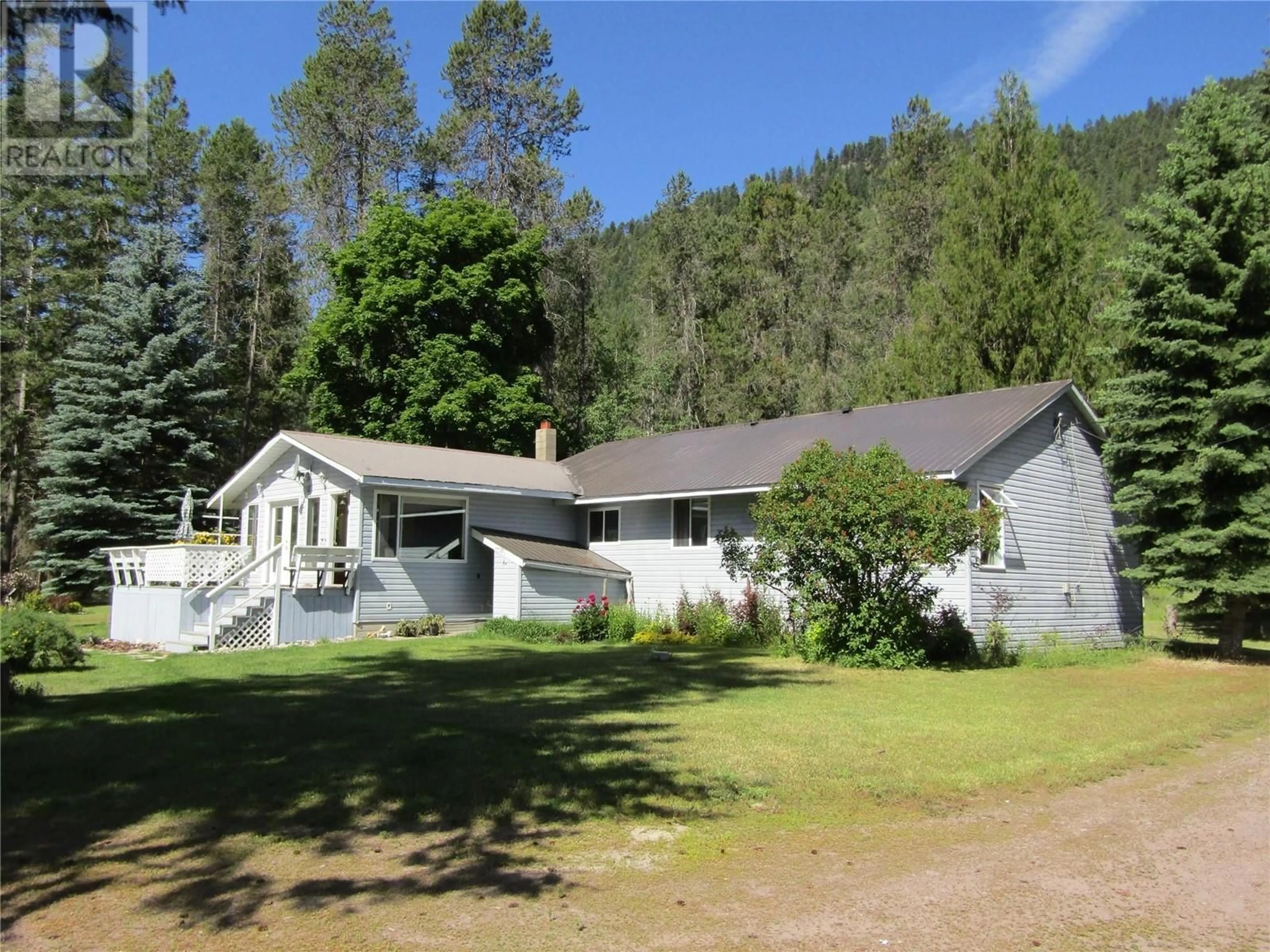 A pic from outside/outdoor area/front of a property/back of a property/a pic from drone, unknown for 3260 CHRISTIAN VALLEY ROAD, Westbridge British Columbia V0H1Y0