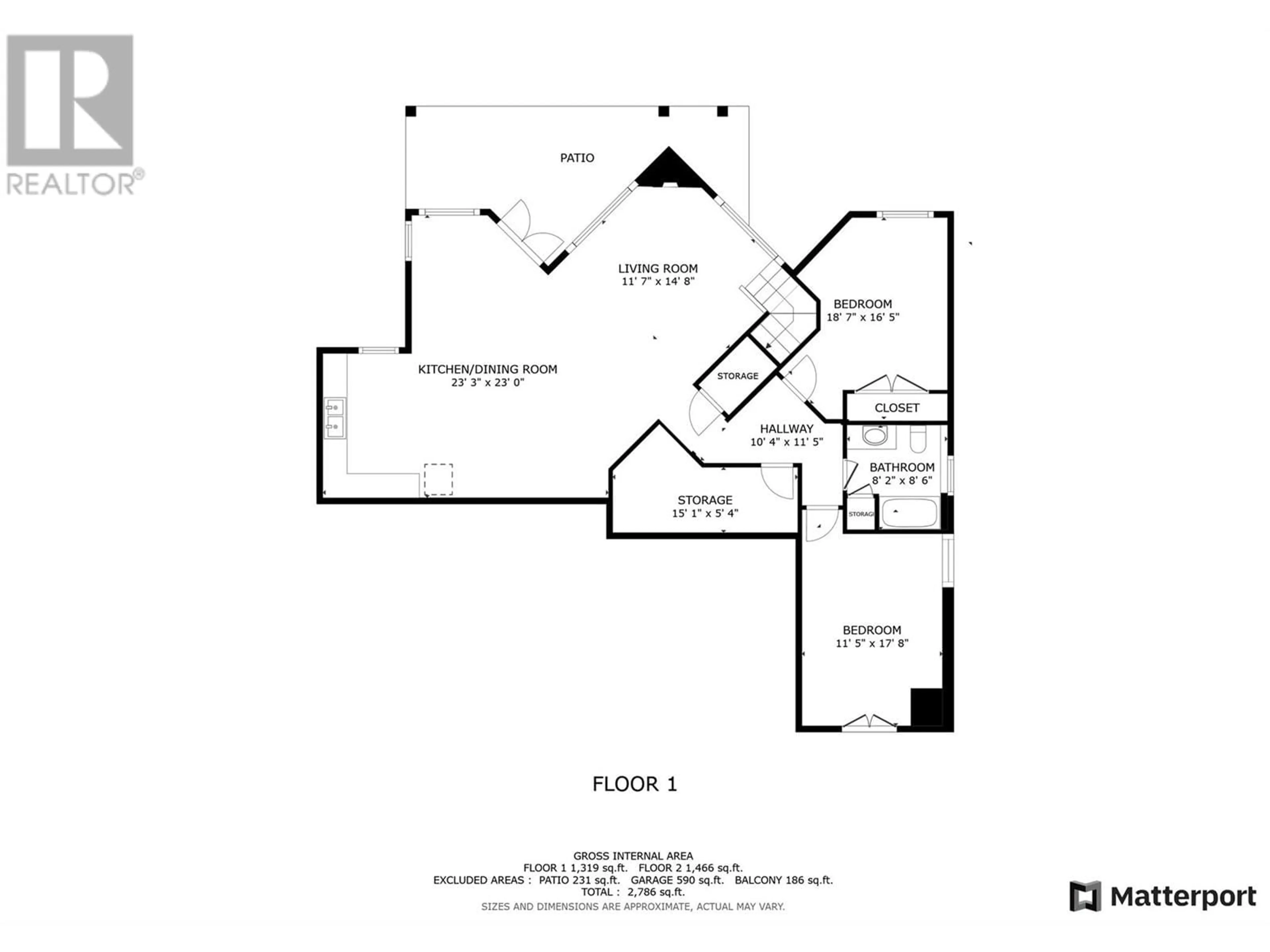 Floor plan for 4134 CAMELBACK WAY, Vernon British Columbia V1T9W4