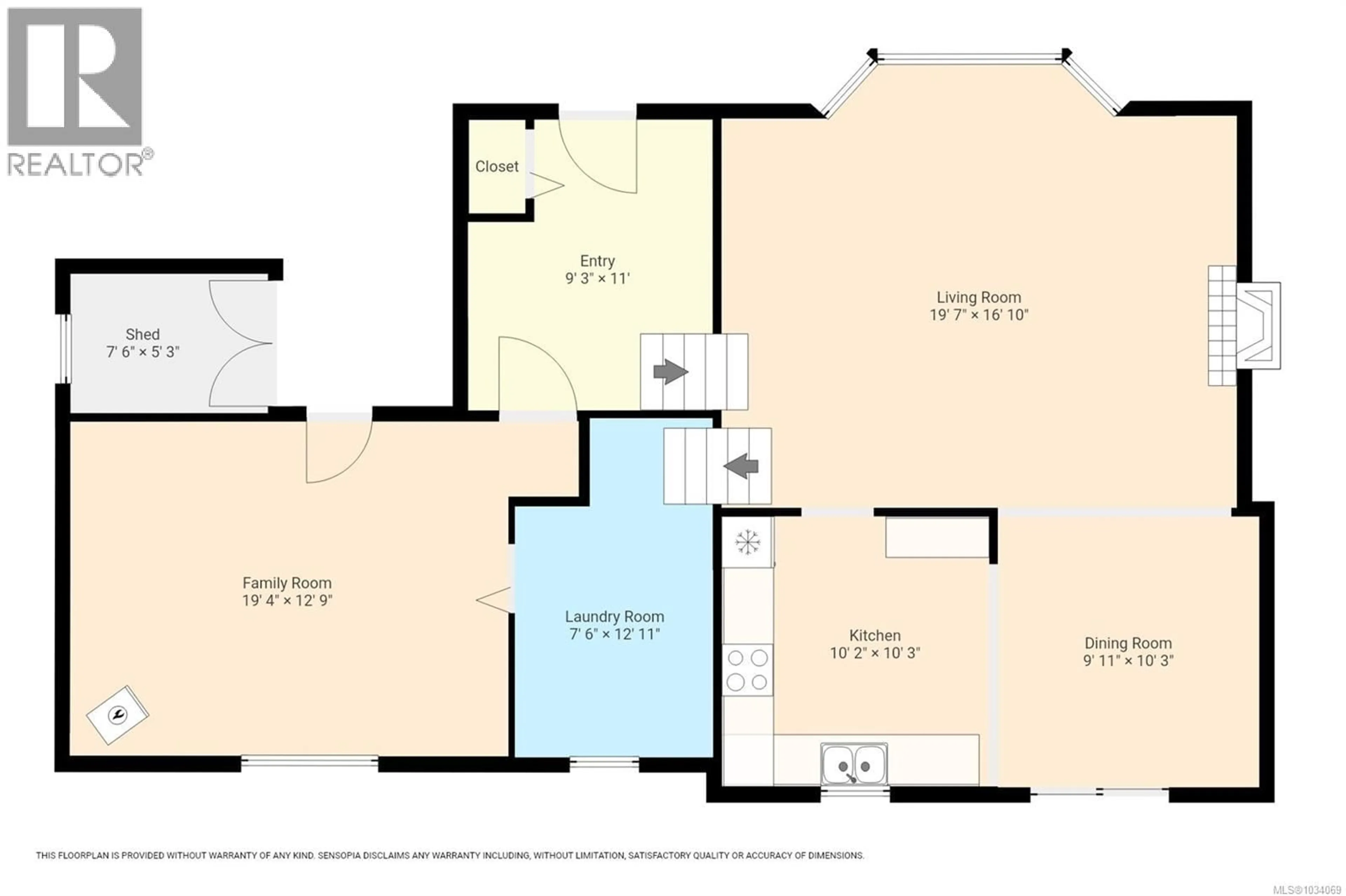 Floor plan for 1609 PASSAGE VIEW DRIVE, Campbell River British Columbia V9W6L2