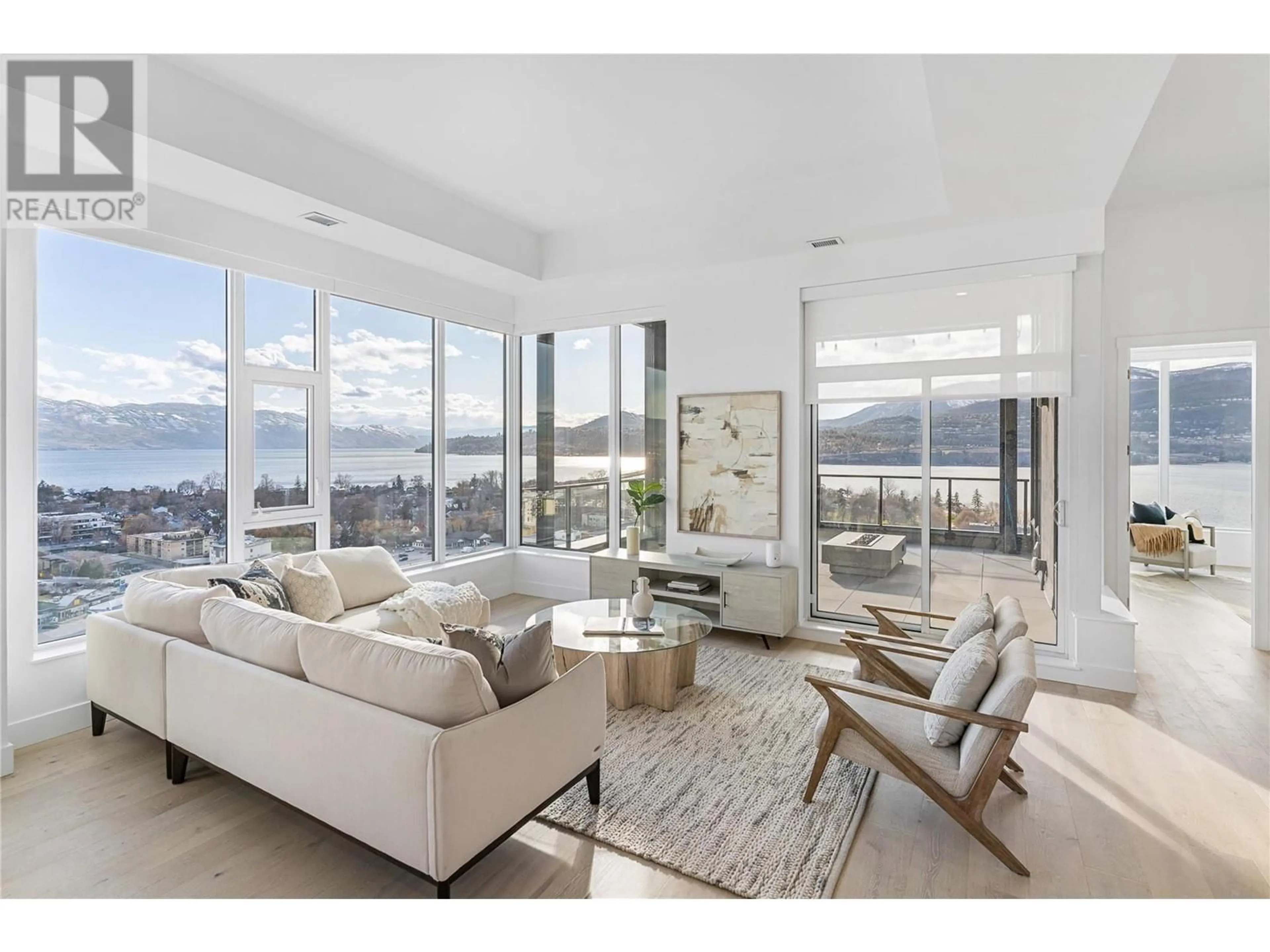 Living room with furniture, unknown for PH1 - 1588 ELLIS STREET, Kelowna British Columbia V1Y8L1