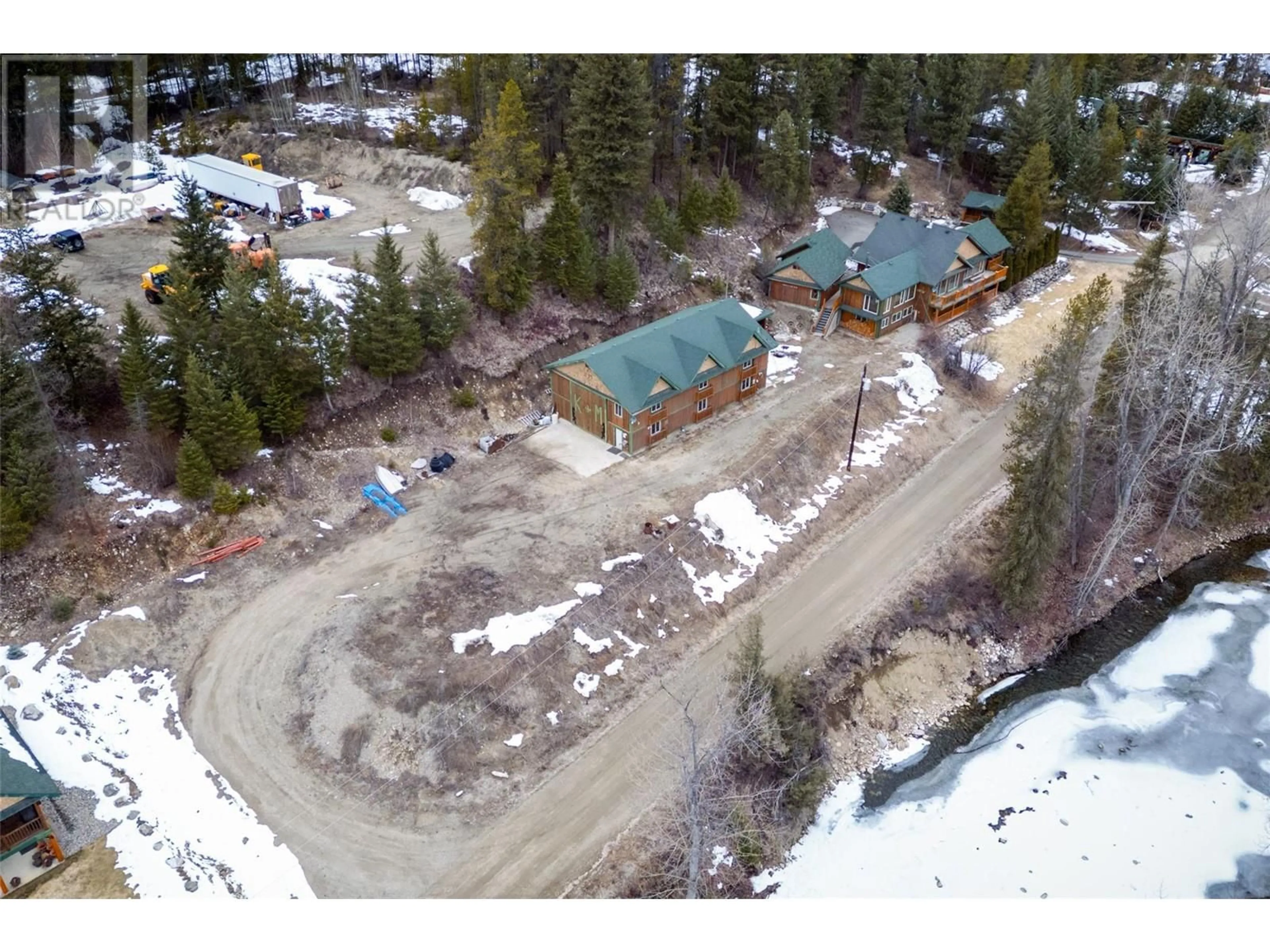 A pic from outside/outdoor area/front of a property/back of a property/a pic from drone, unknown for 95 & 105 DALE AVENUE, Carmi British Columbia V0H1A0