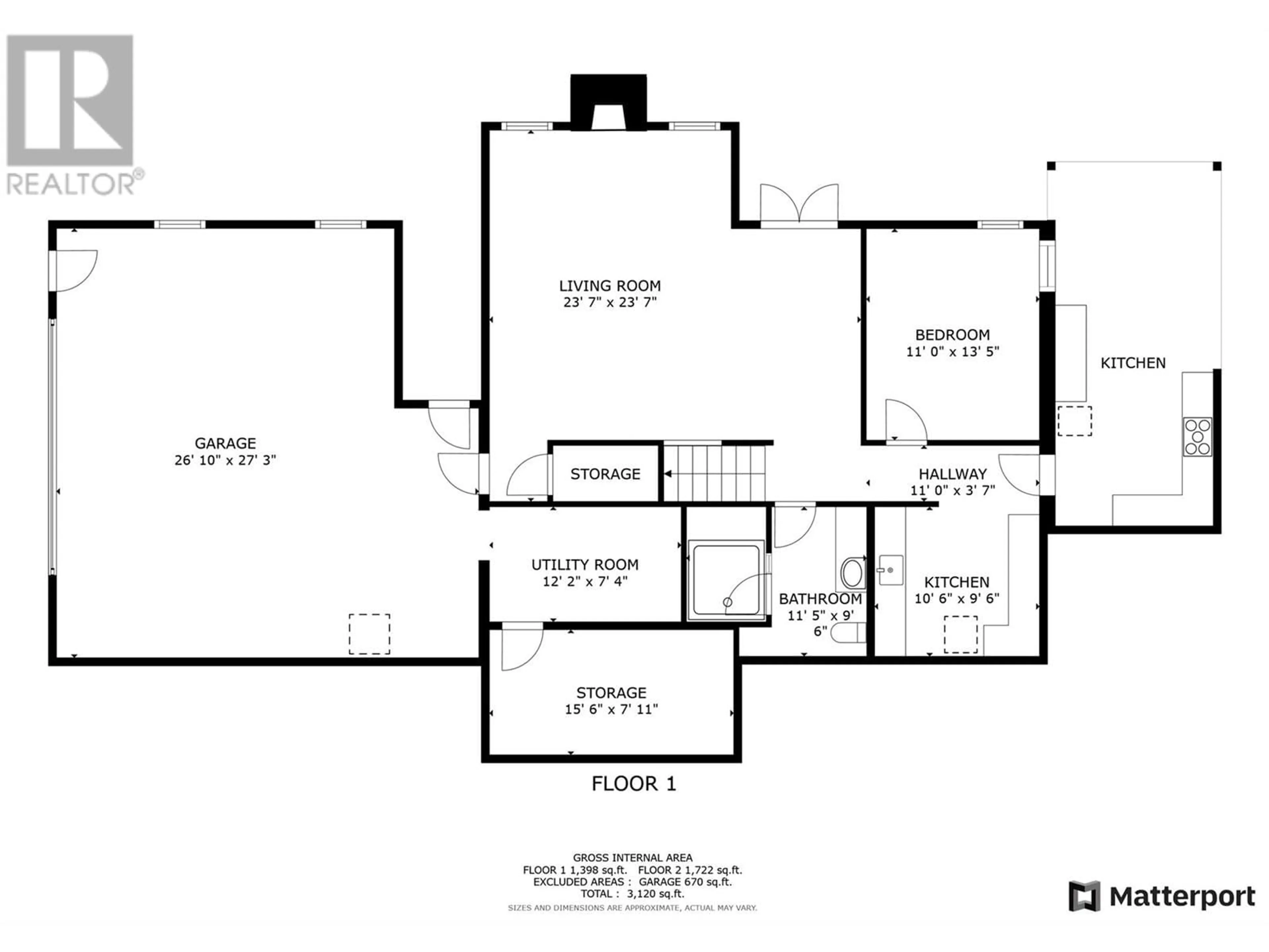 Floor plan for 1309 EAGLE RIDGE ROAD, Lumby British Columbia V0E2G4