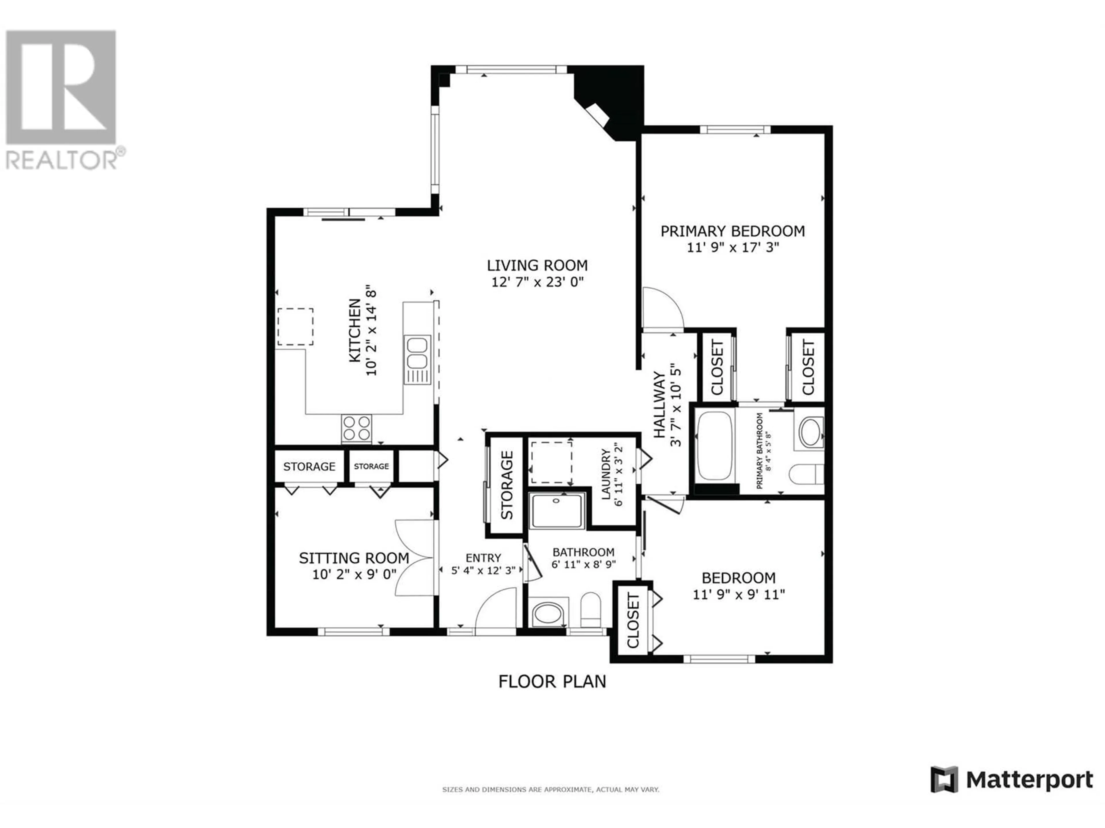 Floor plan for 105 - 38 HIGH STREET, Nelson British Columbia V1L6E7