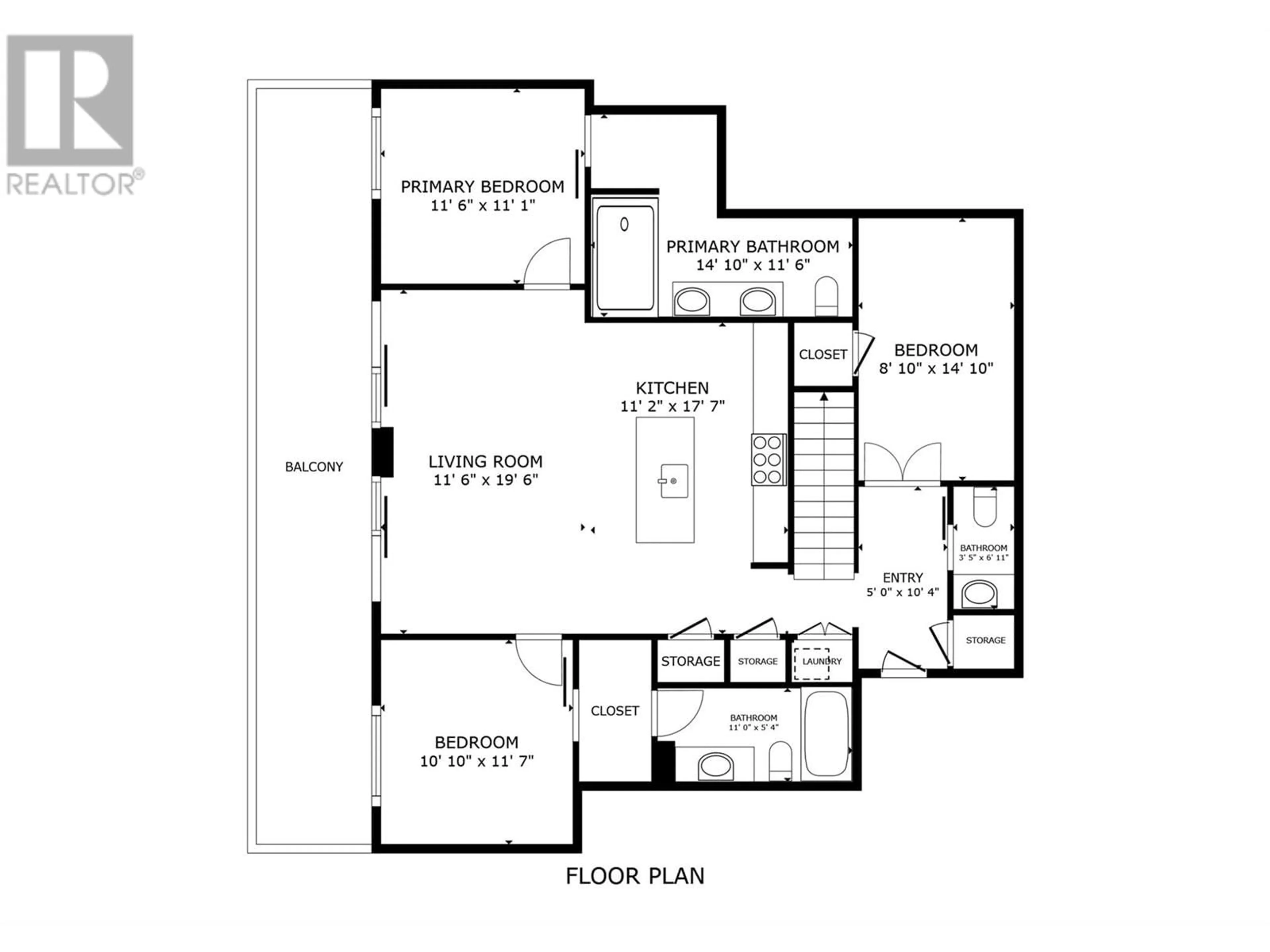 Floor plan for PH S607 - 3409 LAKESHORE ROAD, Kelowna British Columbia V1W0G6