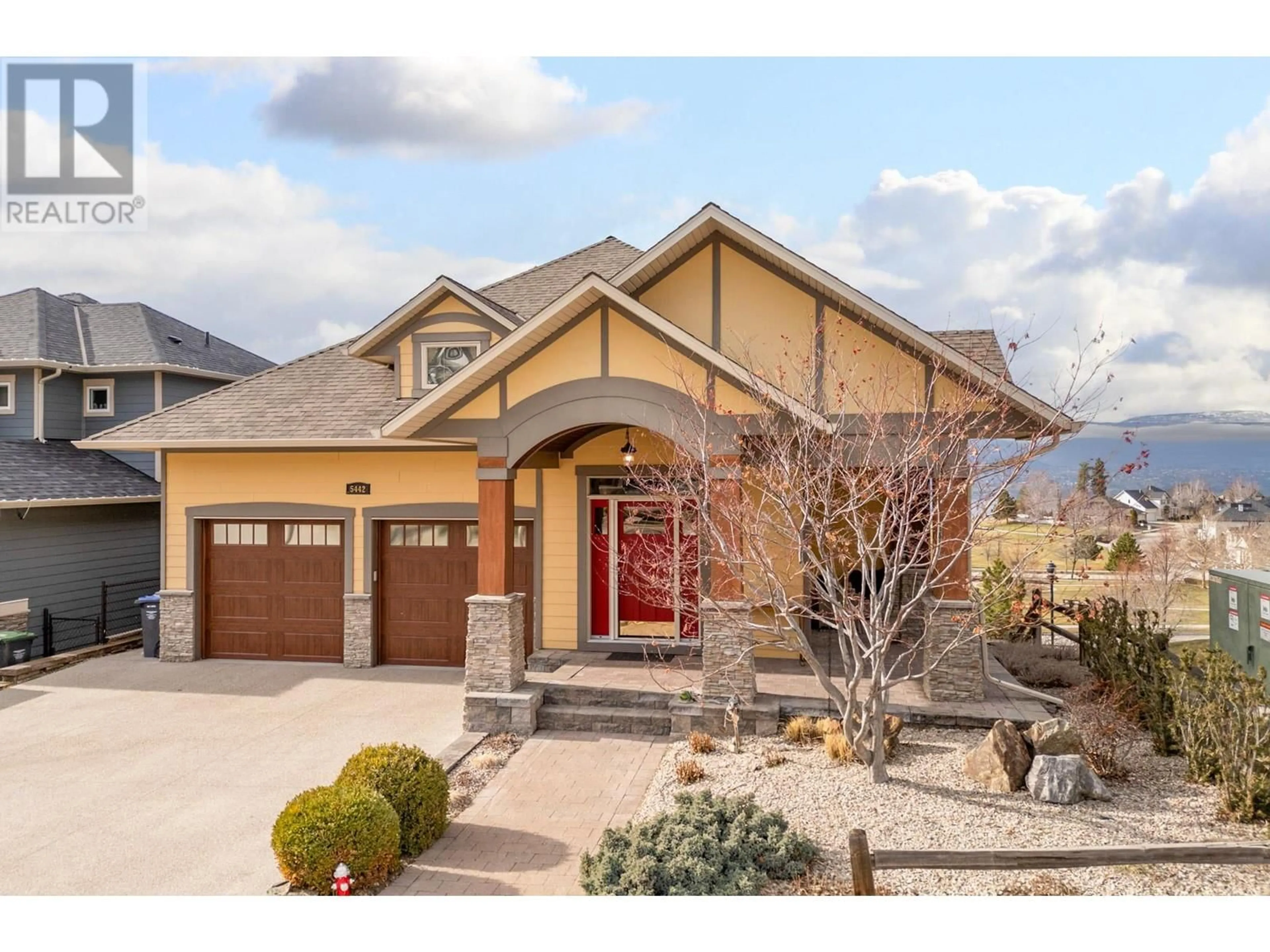 Home with brick exterior material, street for 5442 SOUTH PERIMETER WAY, Kelowna British Columbia V1W5C6